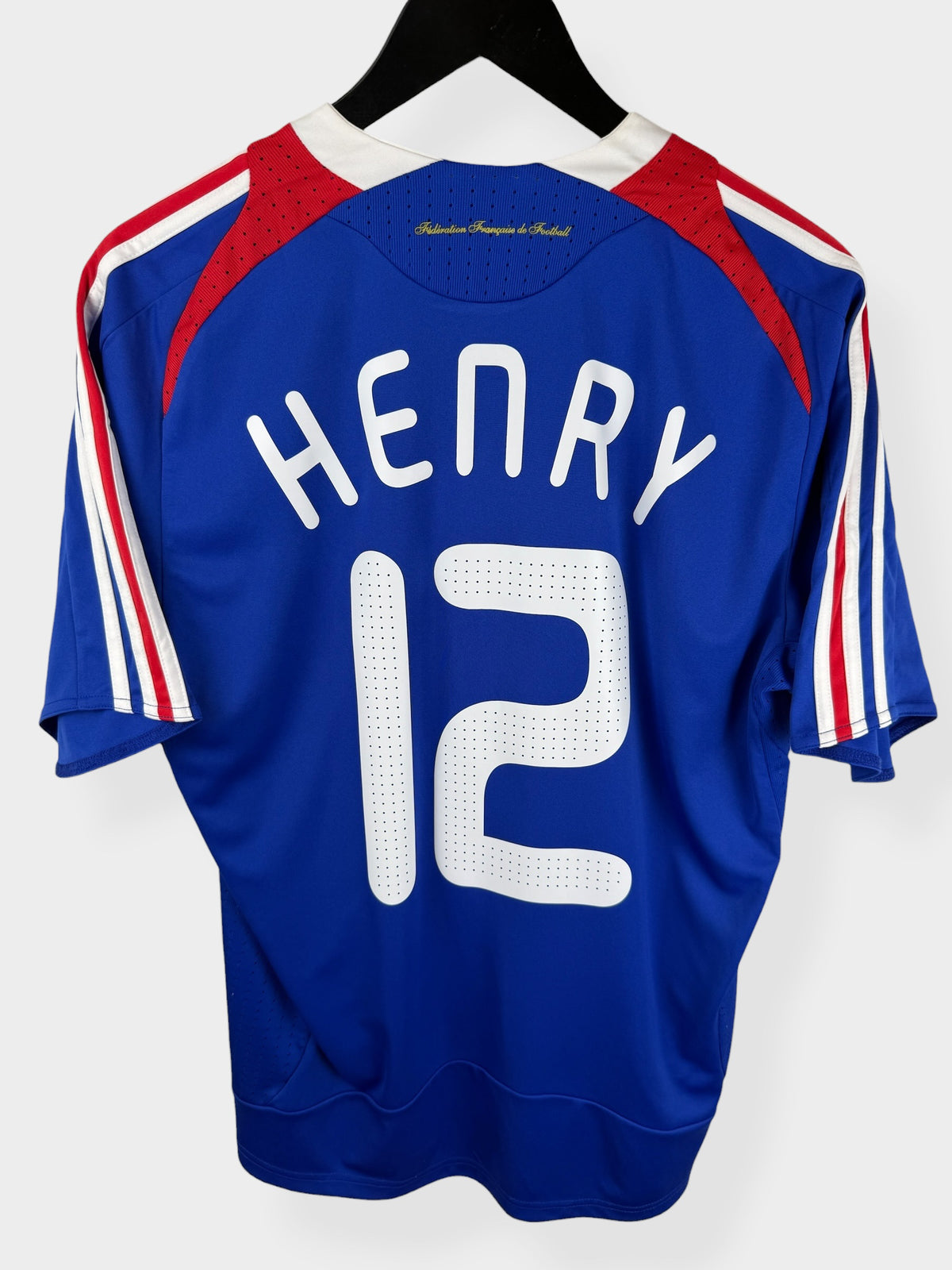 MAILLOT DOMICILE FRANCE 2007-08 HENRY N°12 M