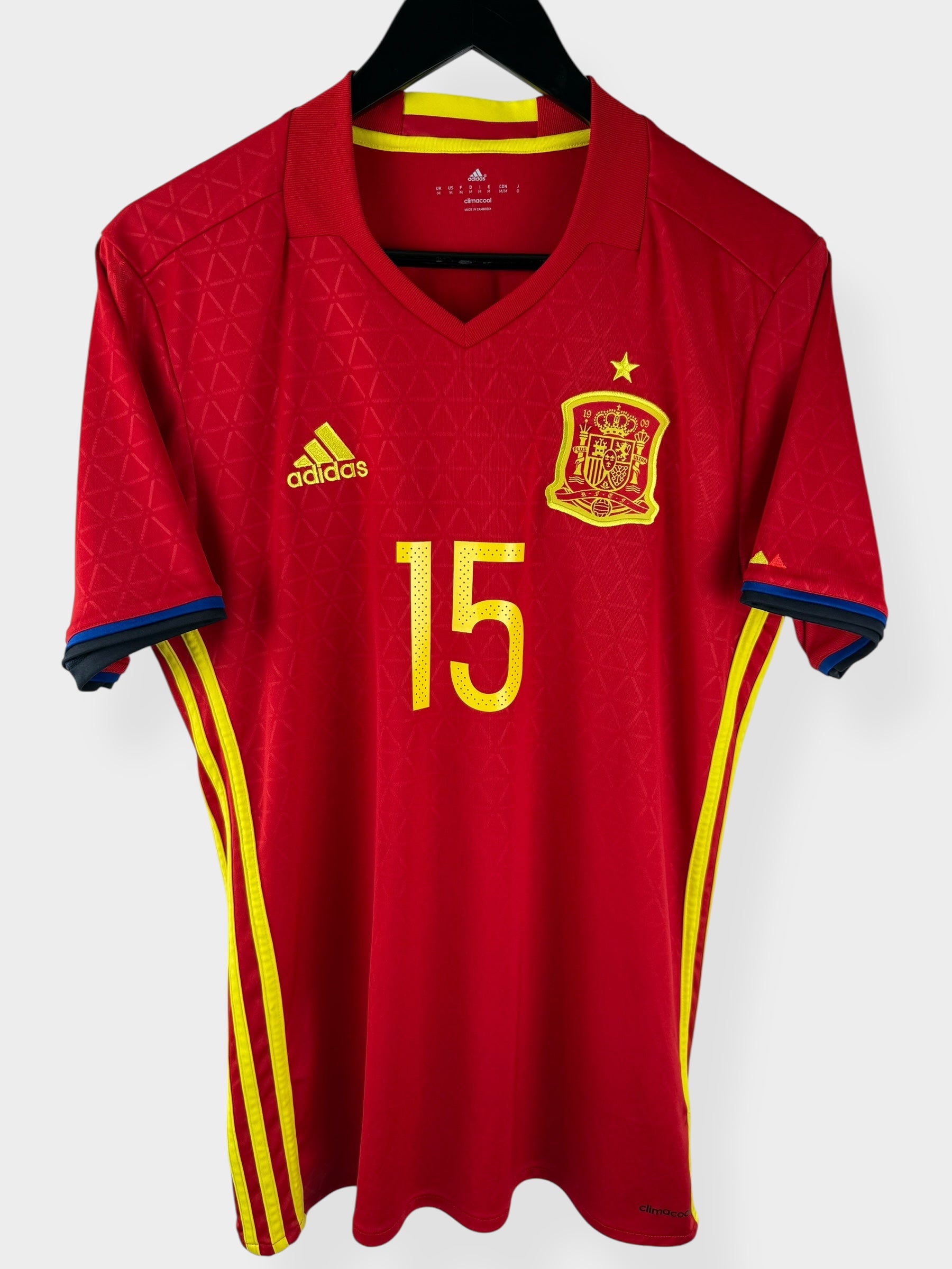 2016-17 SPANJE THUISSHIRT SERGIO RAMOS #15 M