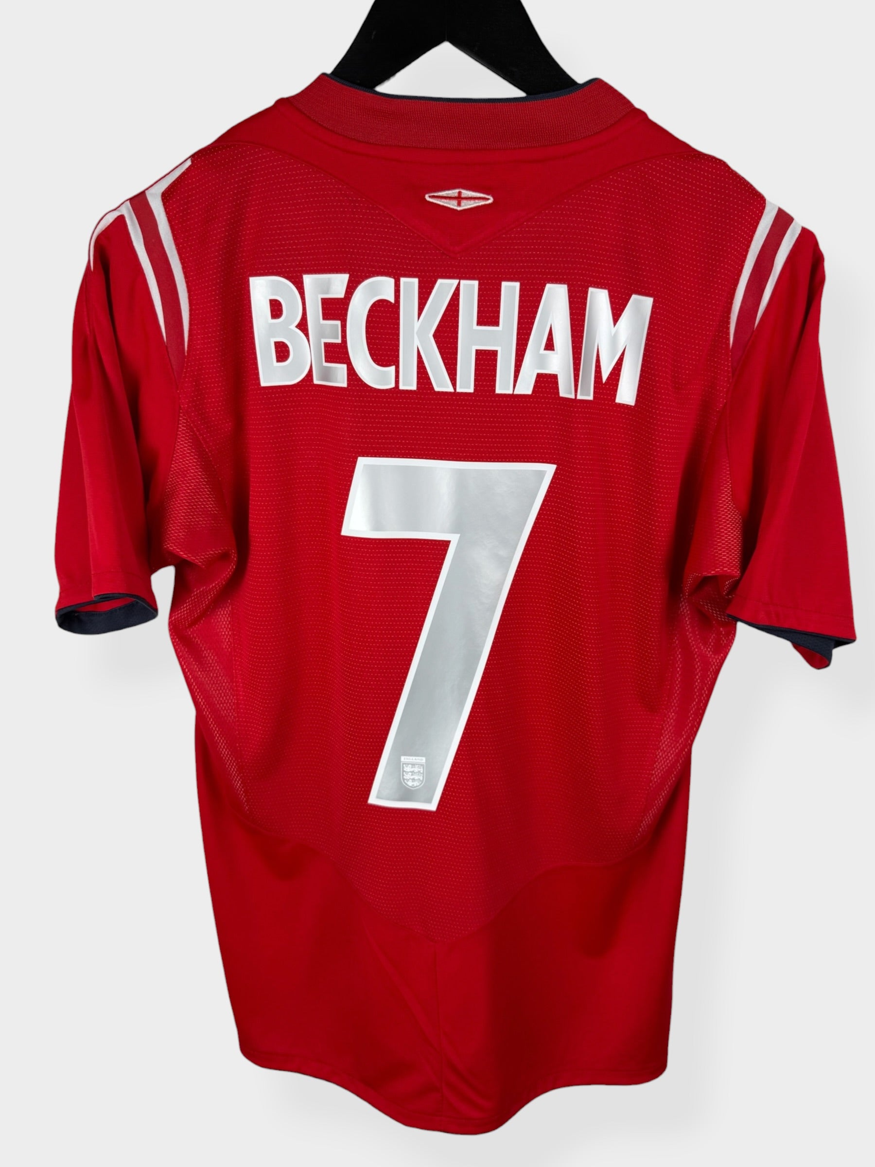 MAILLOT EXTÉRIEUR ANGLETERRE 2004-06 BECKHAM #7 S
