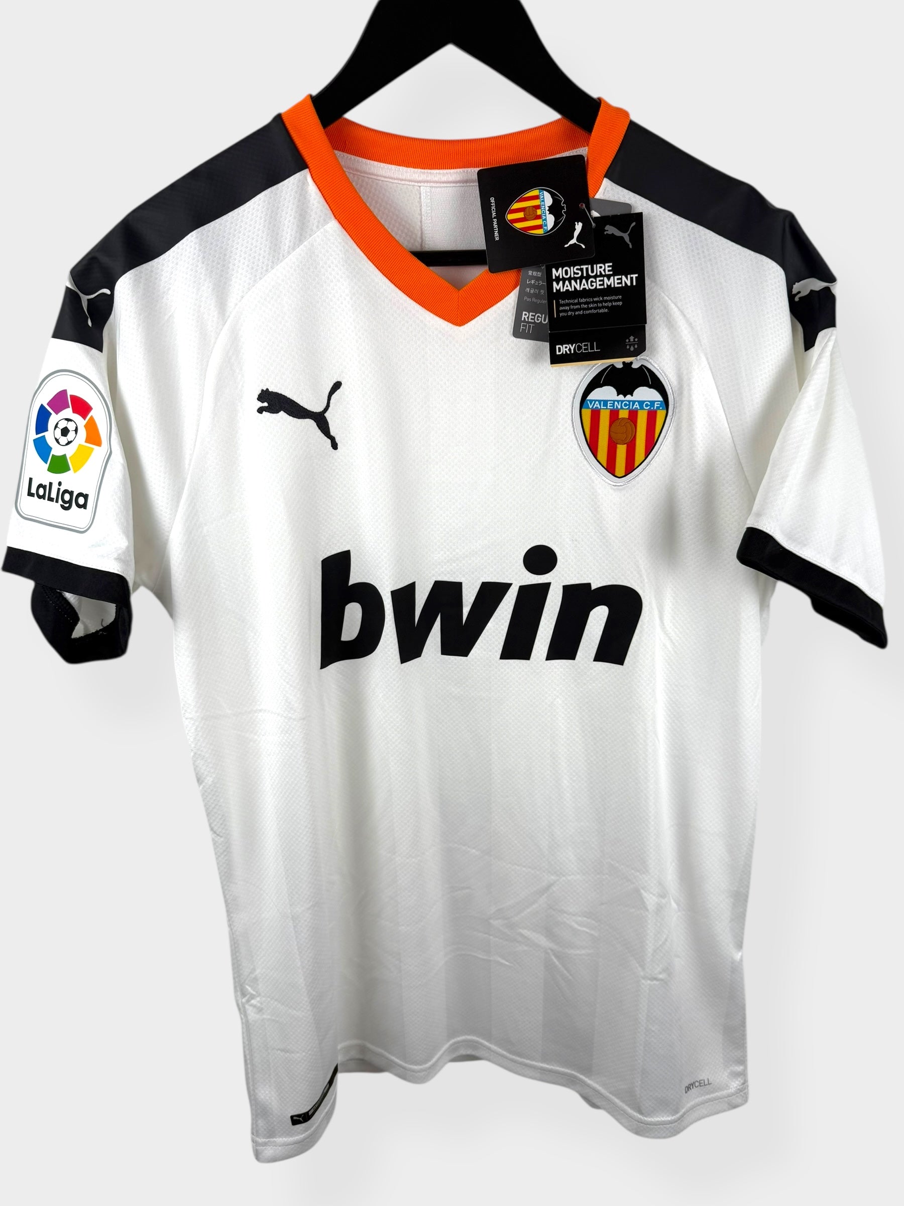 2019-20 VALENCIA HOME SHIRT M - Authentic Football Club