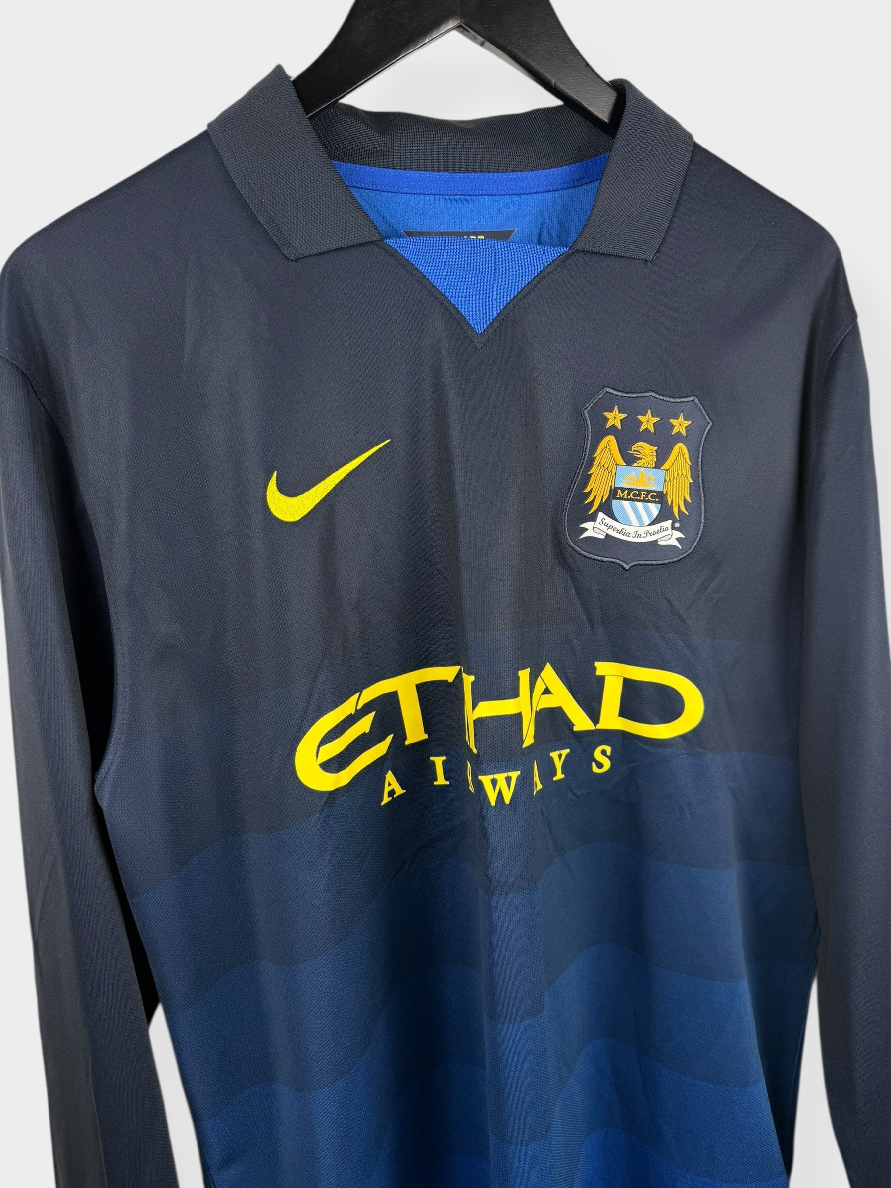 2014-15 MANCHESTER CITY AWAY SHIRT LS L - Authentic Football Club