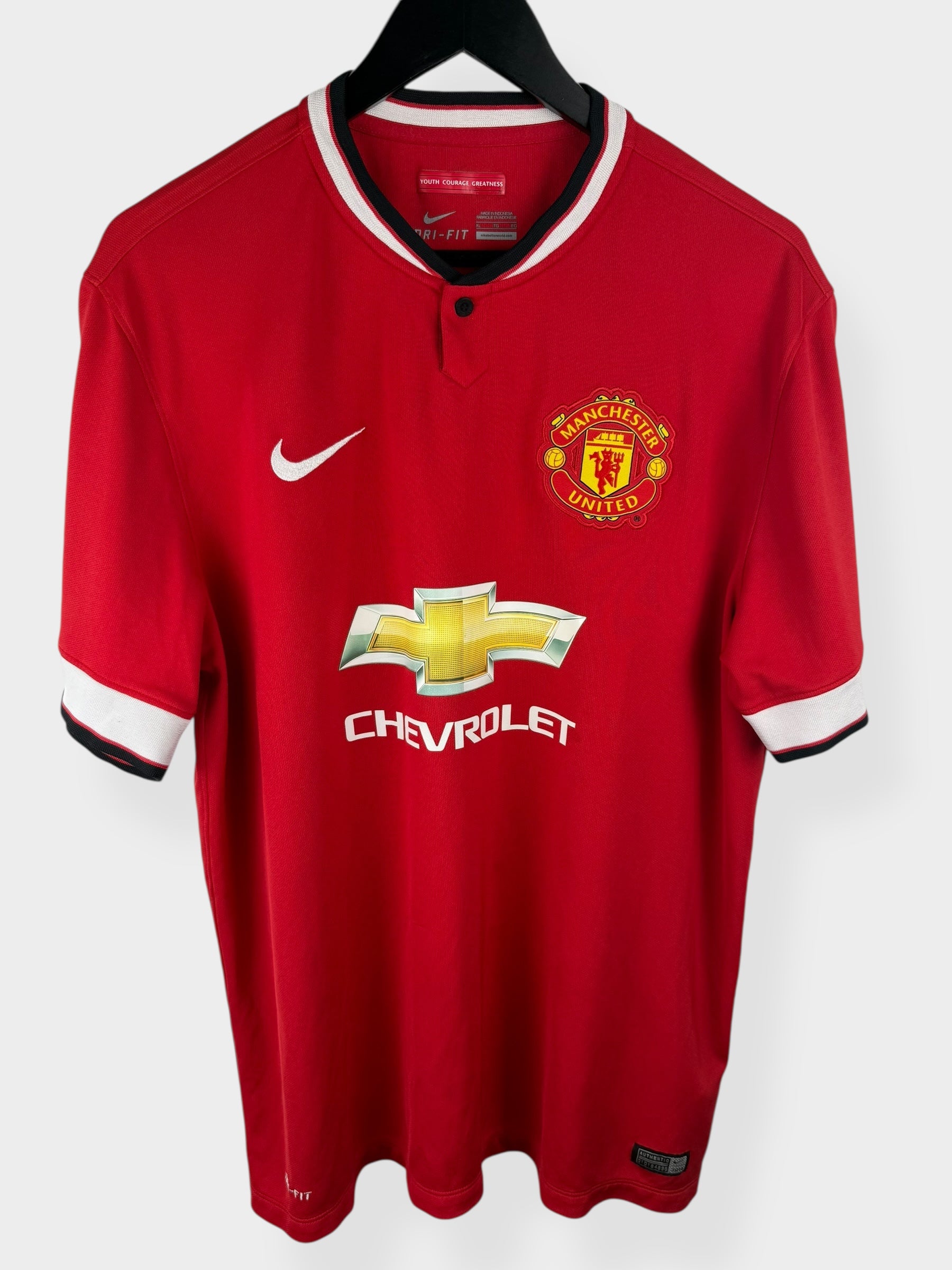 2014-15 MANCHESTER UNITED HOME SHIRT V. PERSIE #20 XL