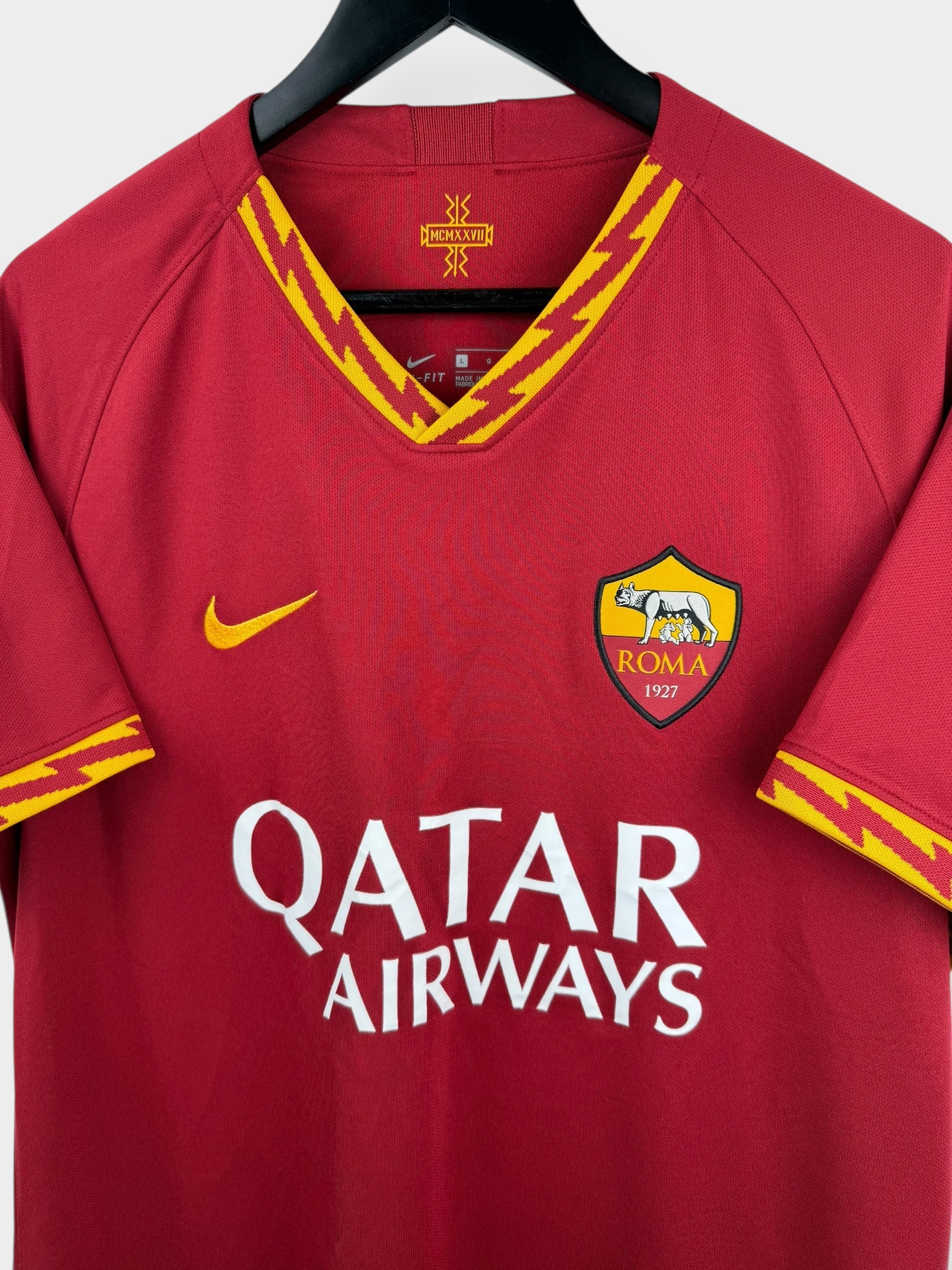 2019-20 AS ROMA HOME SHIRT DE ROSSI #16 L