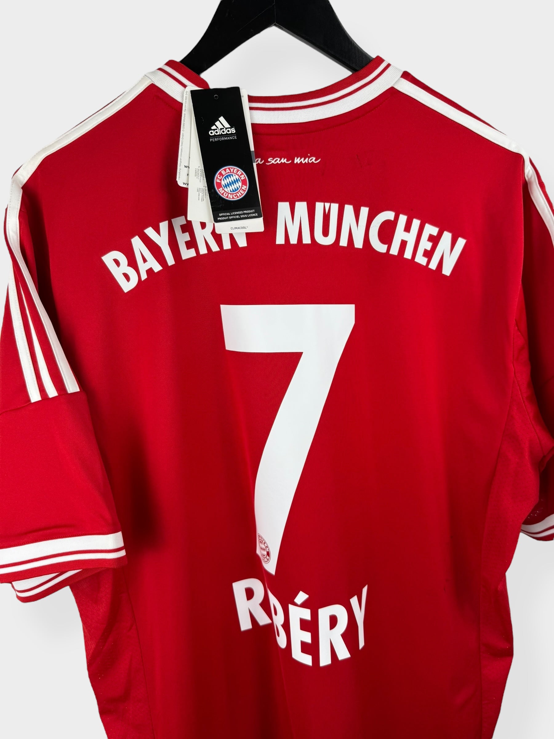 2013-14 BAYERN MUNICH HOME SHIRT RIBERY #7 XL