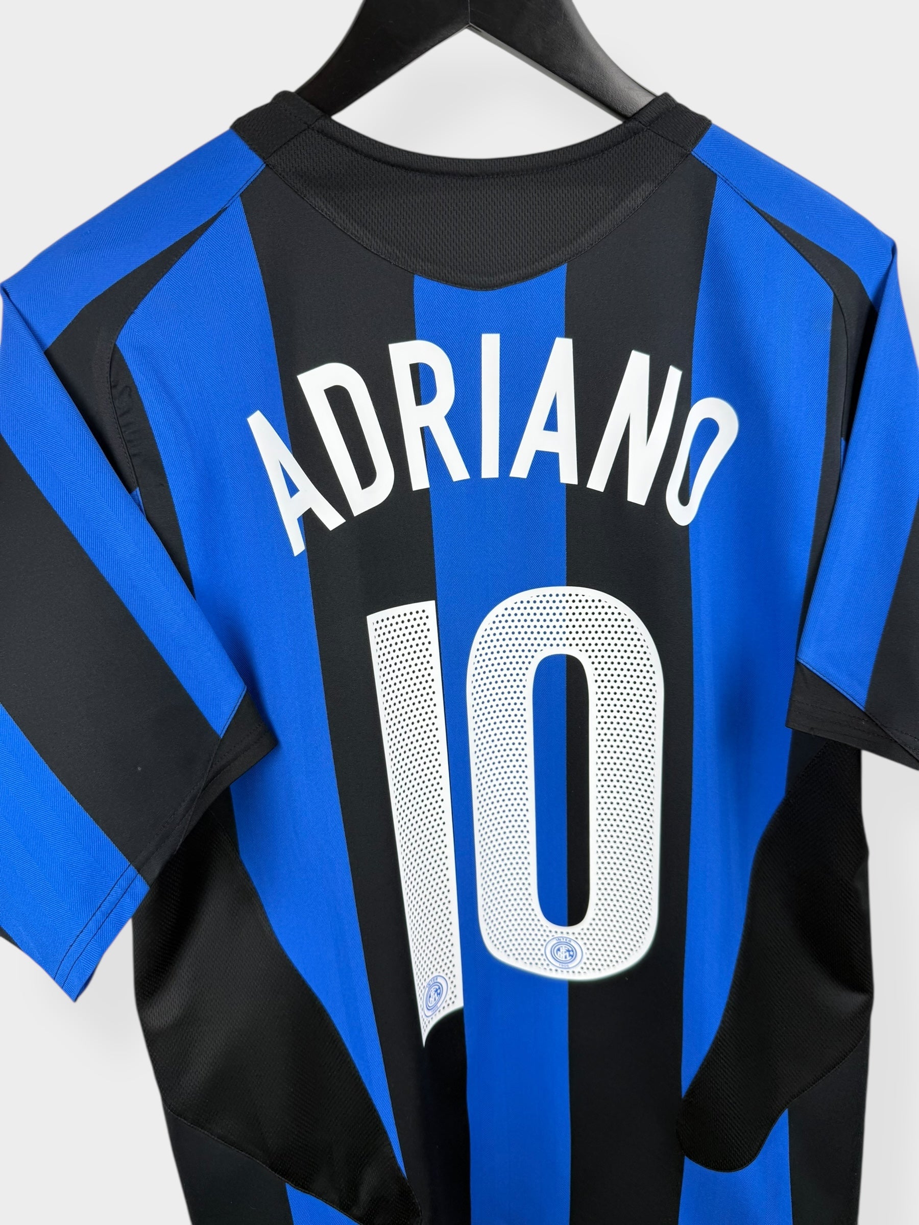 2005-06 INTER MILAN HOME SHIRT ADRIANO #10 S - Authentic Football Club