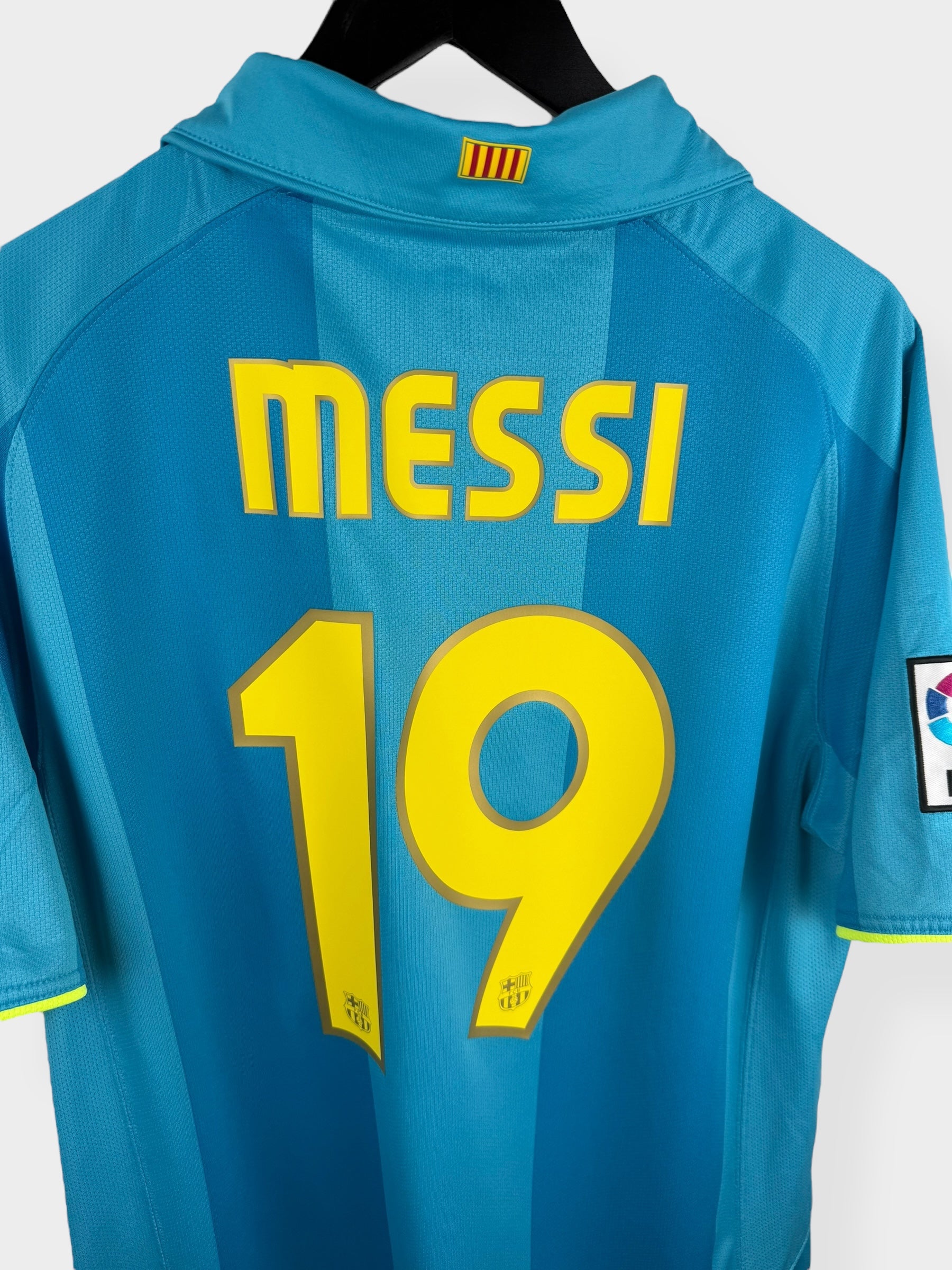 2007-08 BARCELONA AUSWÄRTSTRIKOT MESSI #19 L