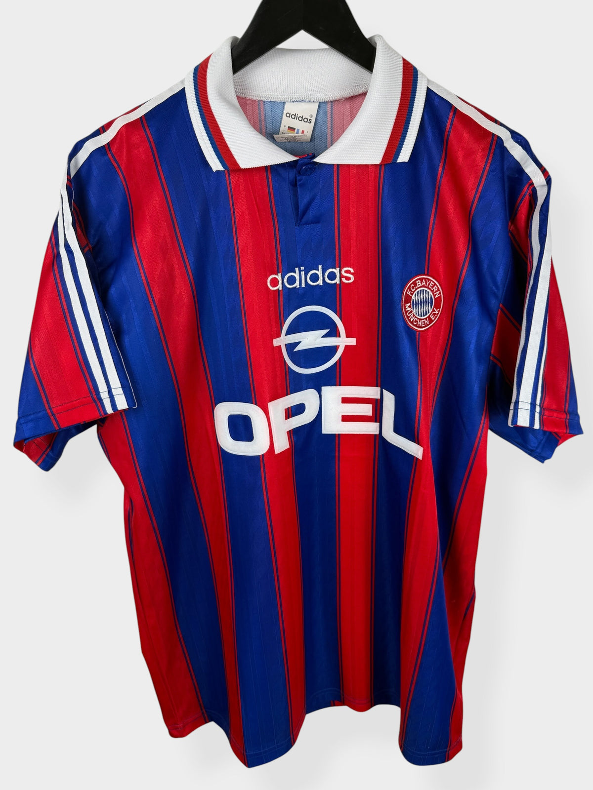 1995-97 BAYERN MUNICH HOME SHIRT HELMER #5 L