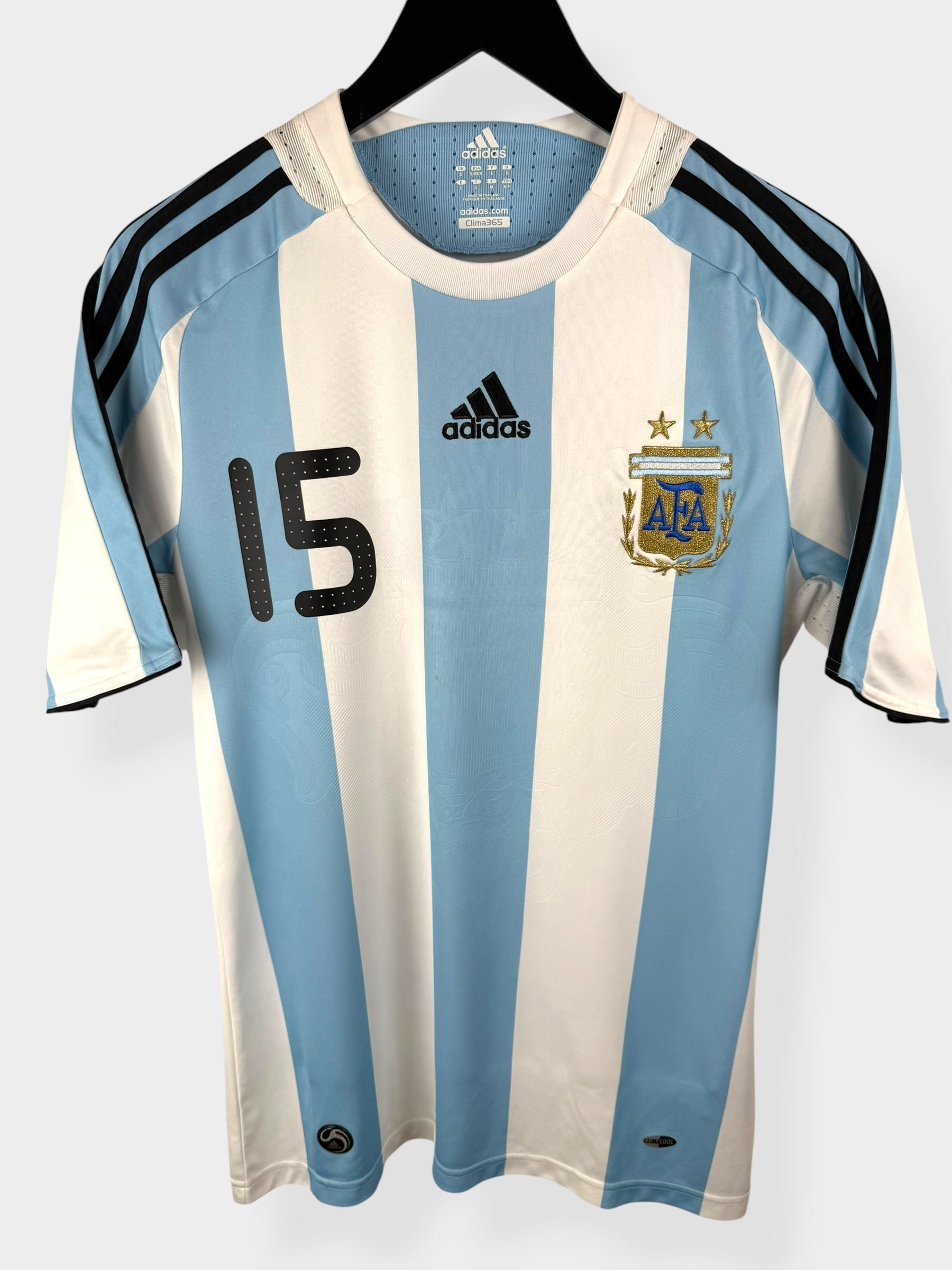 2007-09 ARGENTINIË THUISSHIRT MESSI #15 S
