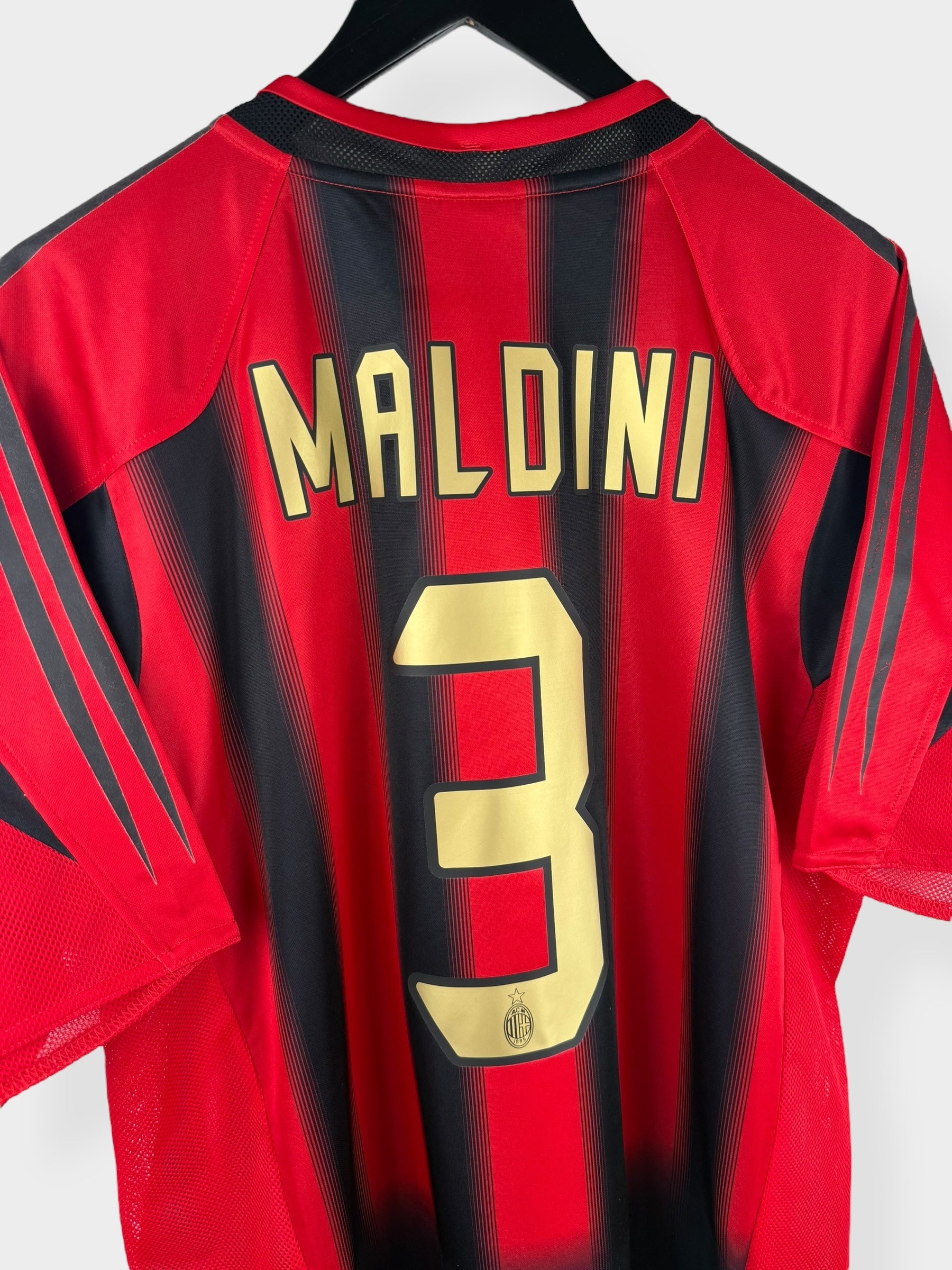 2004-05 AC MILAN HOME SHIRT MALDINI #3 L