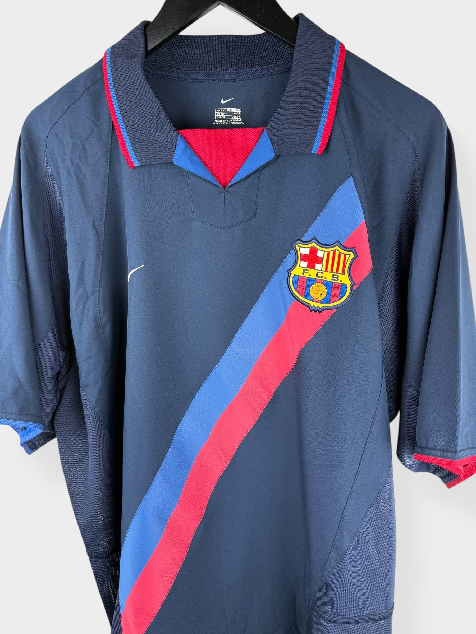 2003-04 BARCELONA DERDE SHIRT RONALDINHO #10 L