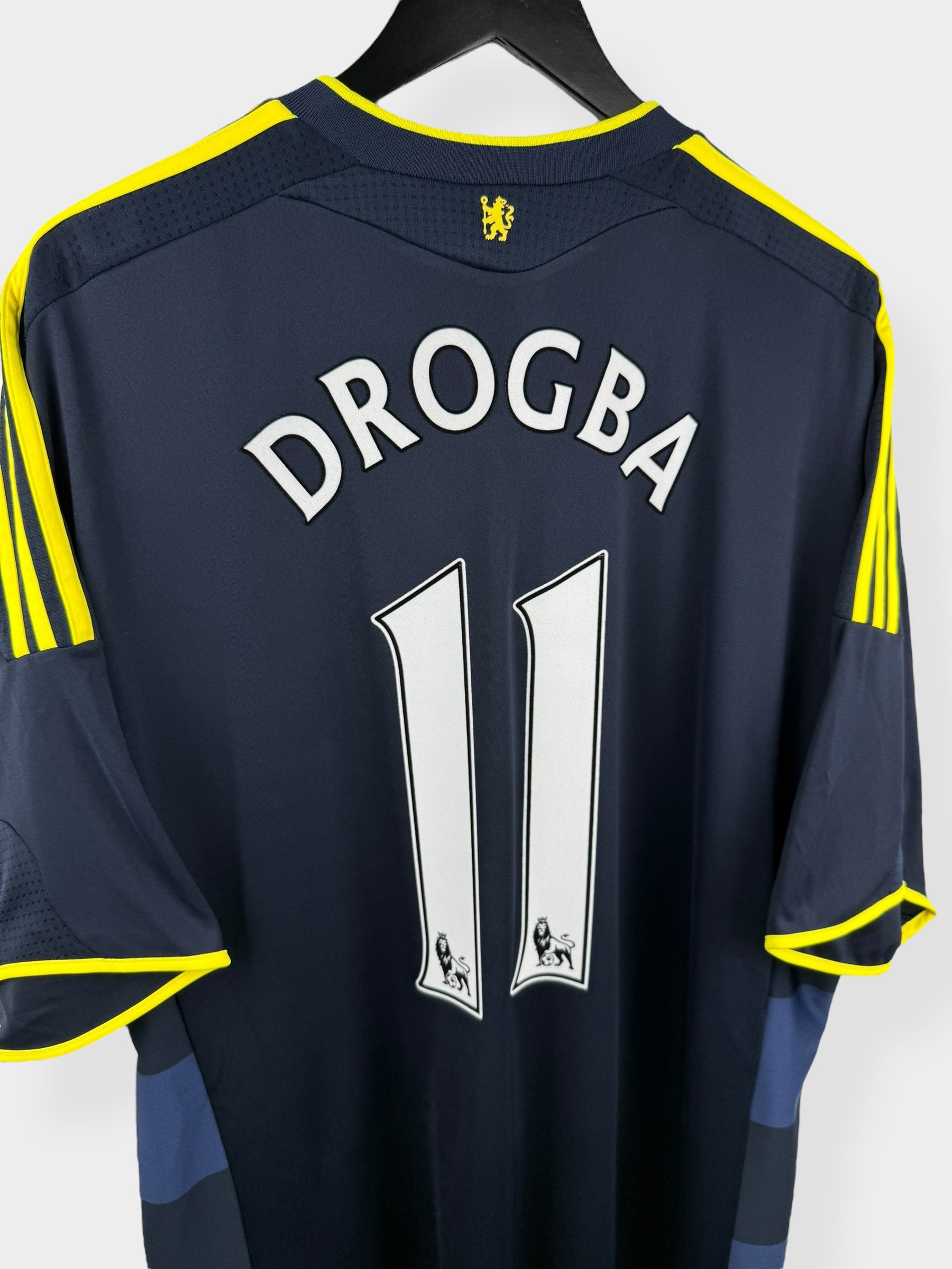 2009-10 CHELSEA AWAY SHIRT DROGBA #11 XXL
