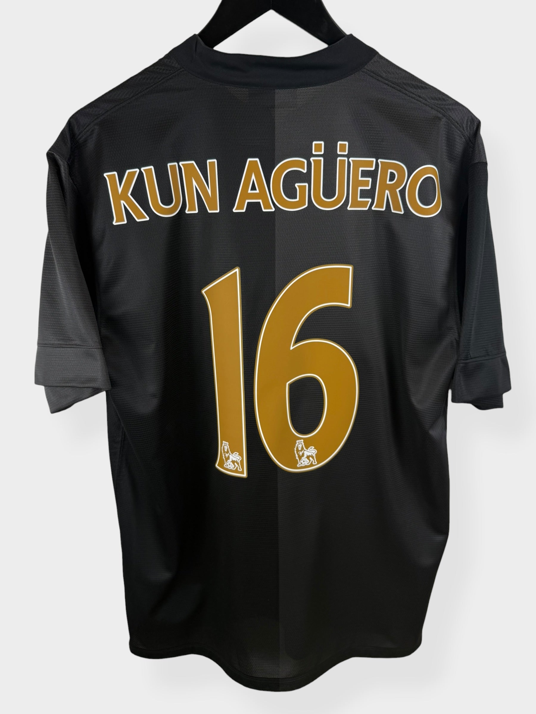 2013-14 MANCHESTER CITY AUSWÄRTSTRIKOT KUN AGUERO #16 L