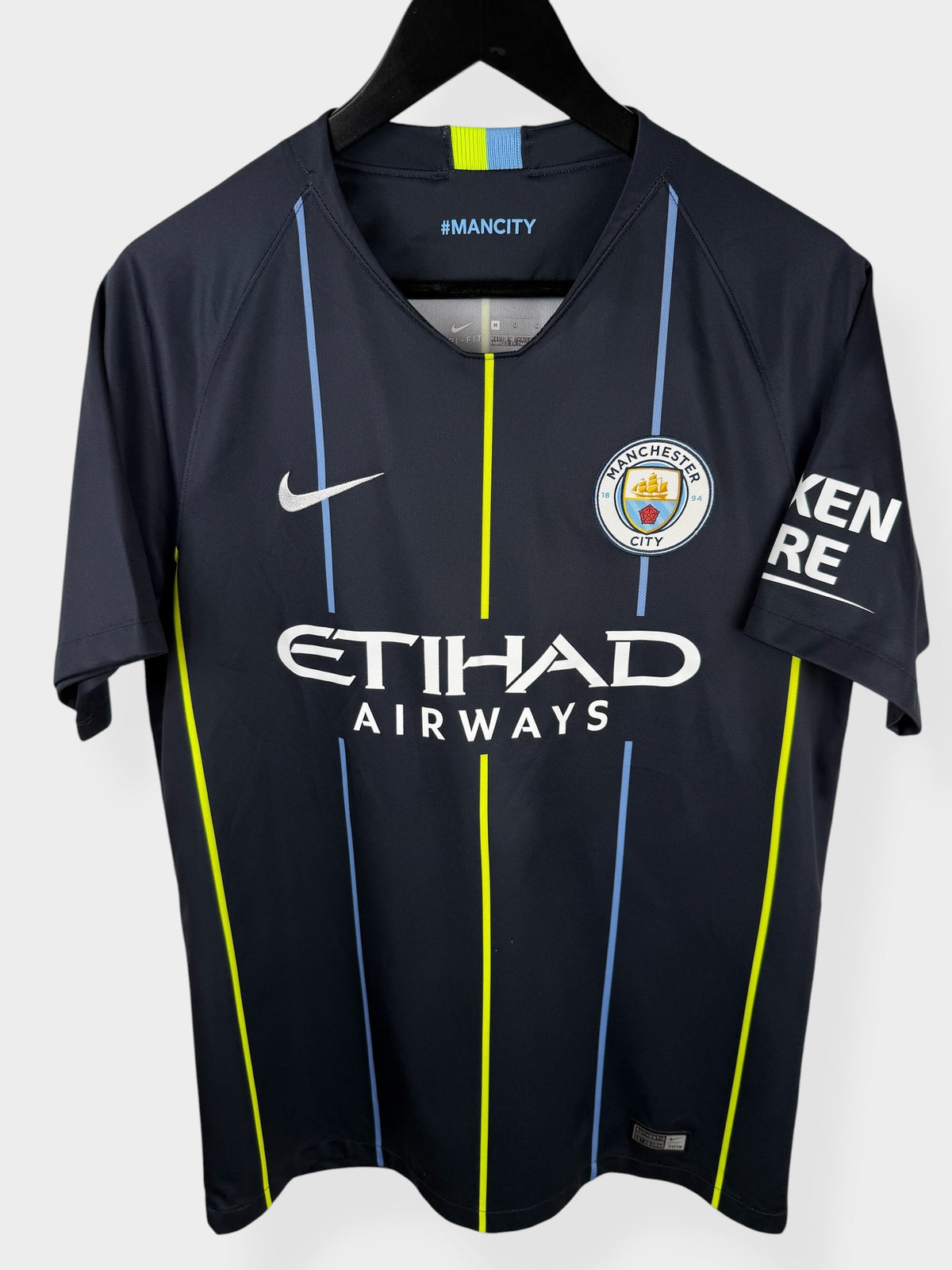 2018-19 MAILLOT EXTÉRIEUR DE MANCHESTER CITY DE BRUYNE #17 M