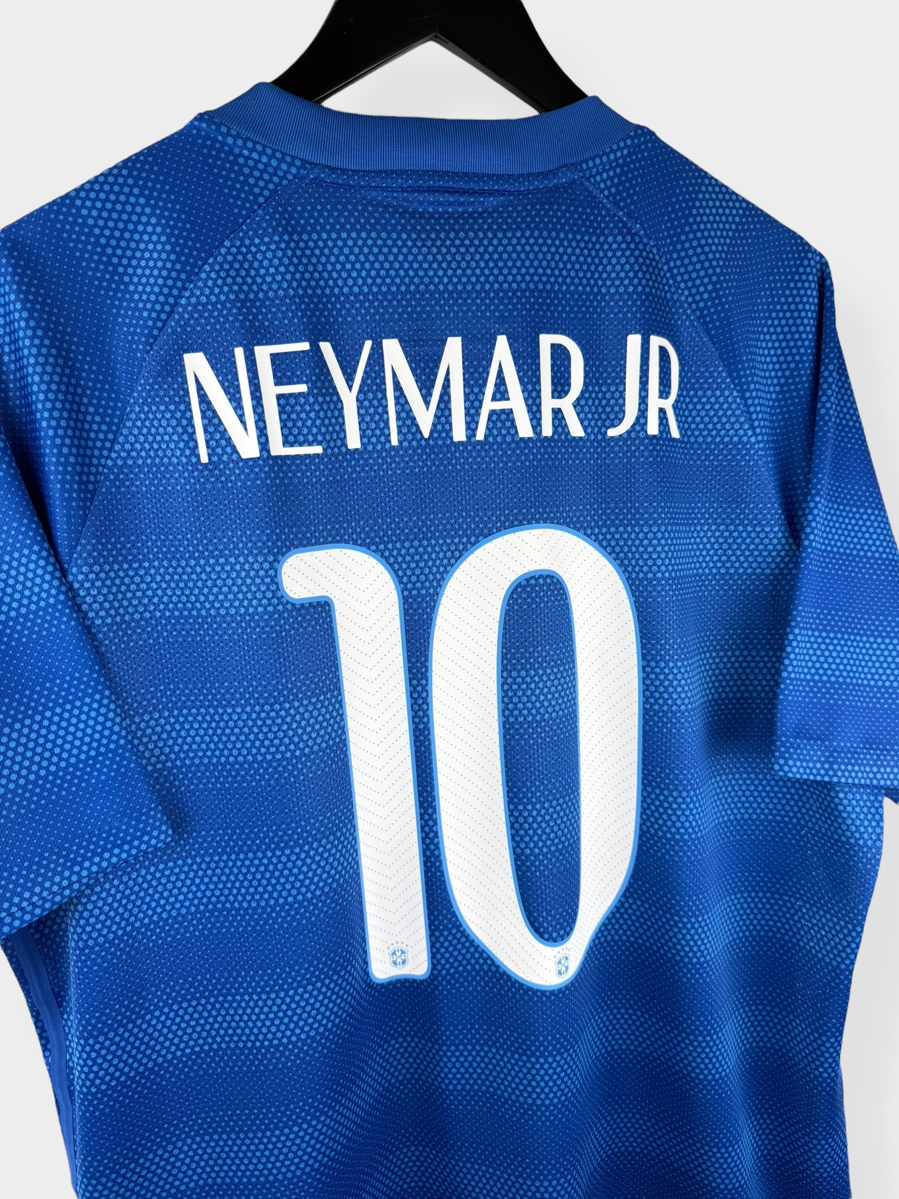 2014-15 BRAZIL AWAY SHIRT PLAYER ISSUE NEYMAR JR #10 XL