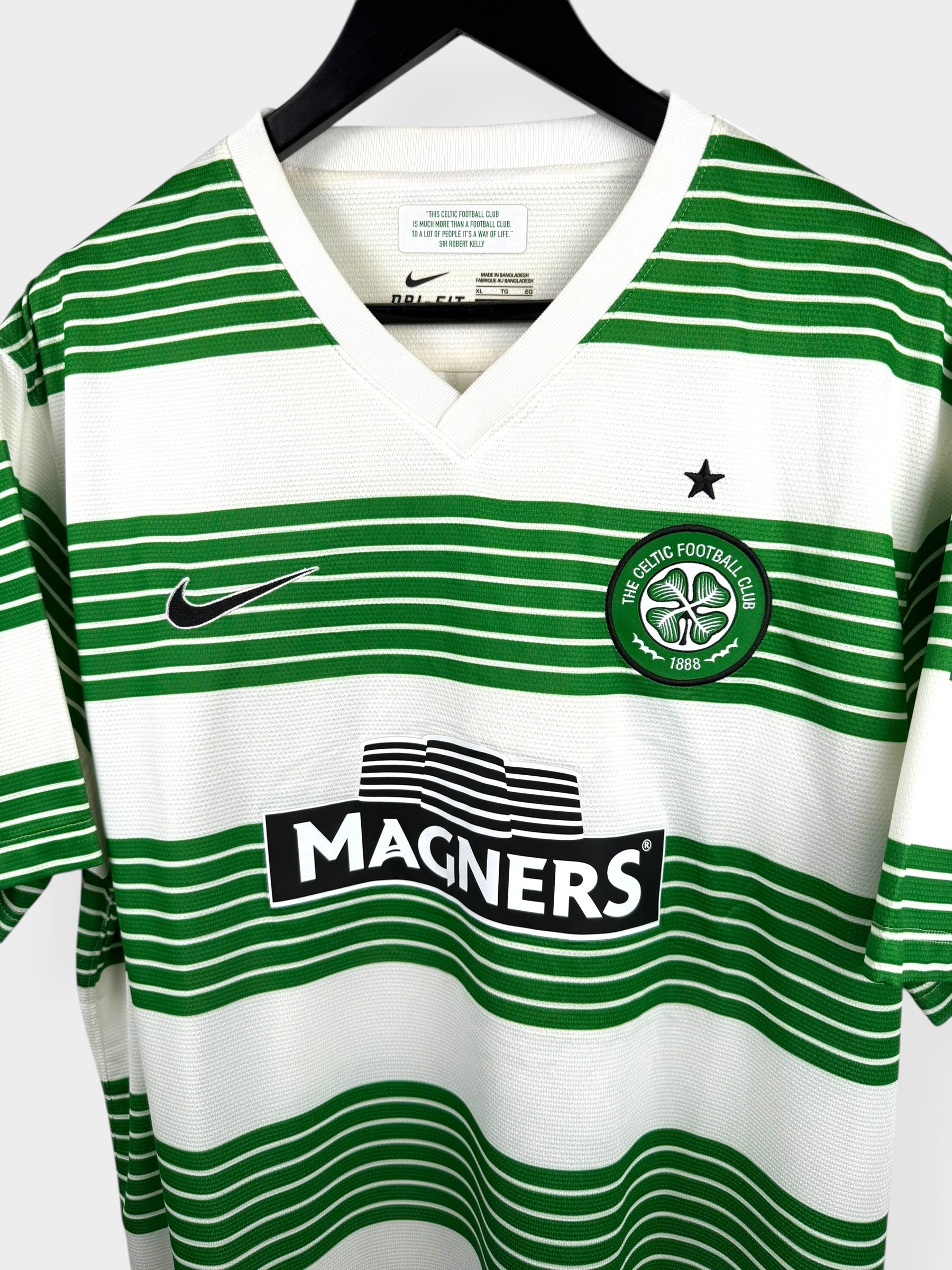 2013-15 CELTIC HOME SHIRT VIRGIL #4 XL