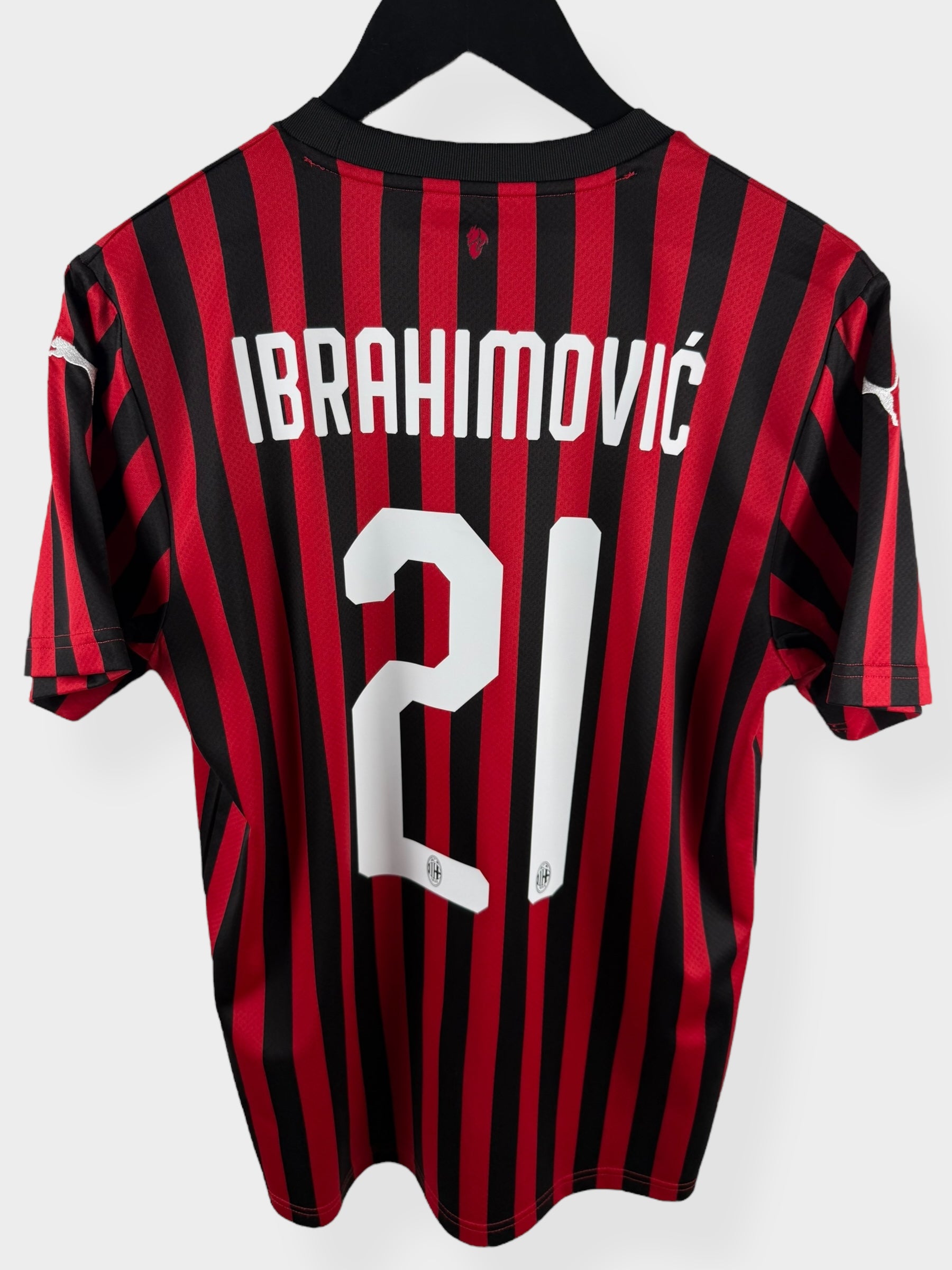 2019-20 AC MILAN HOME SHIRT IBRAHIMOVIC #11 S