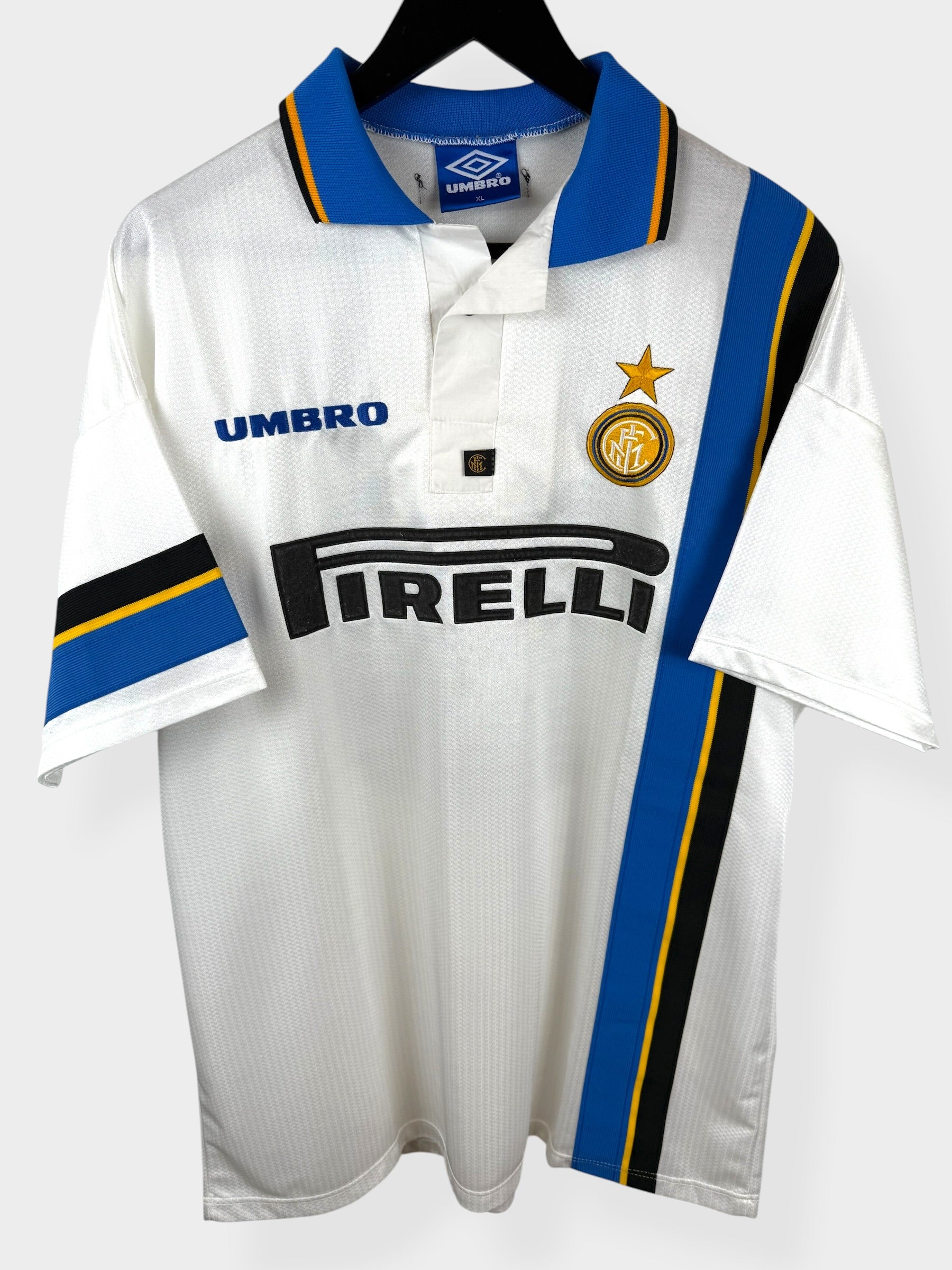 1997-98 INTER MILAN AWAY SHIRT RONALDO #10 XL