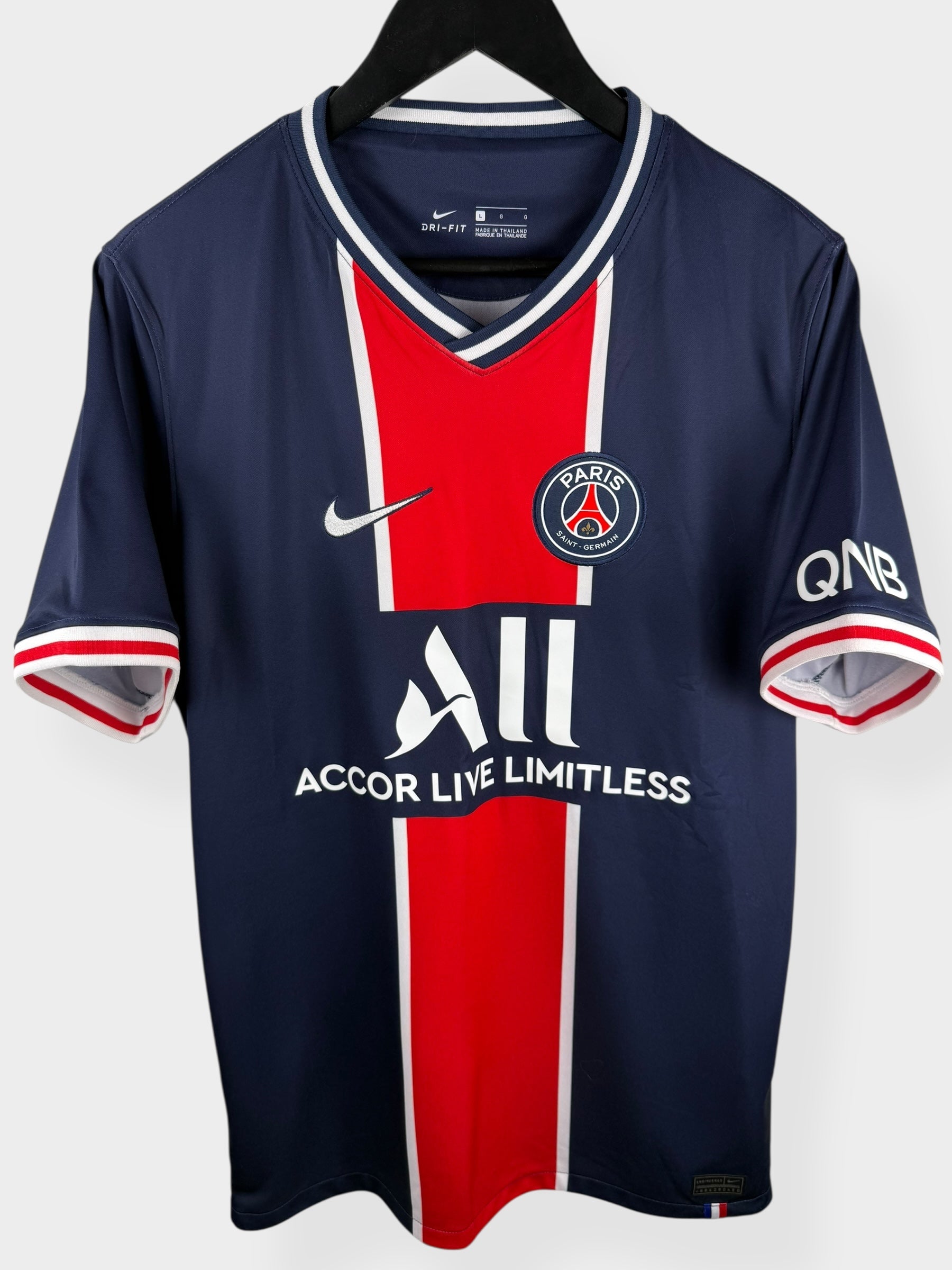 2020-21 PARIS SAINT-GERMAIN HOME SHIRT MBAPPE #7 L - Authentic Football Club
