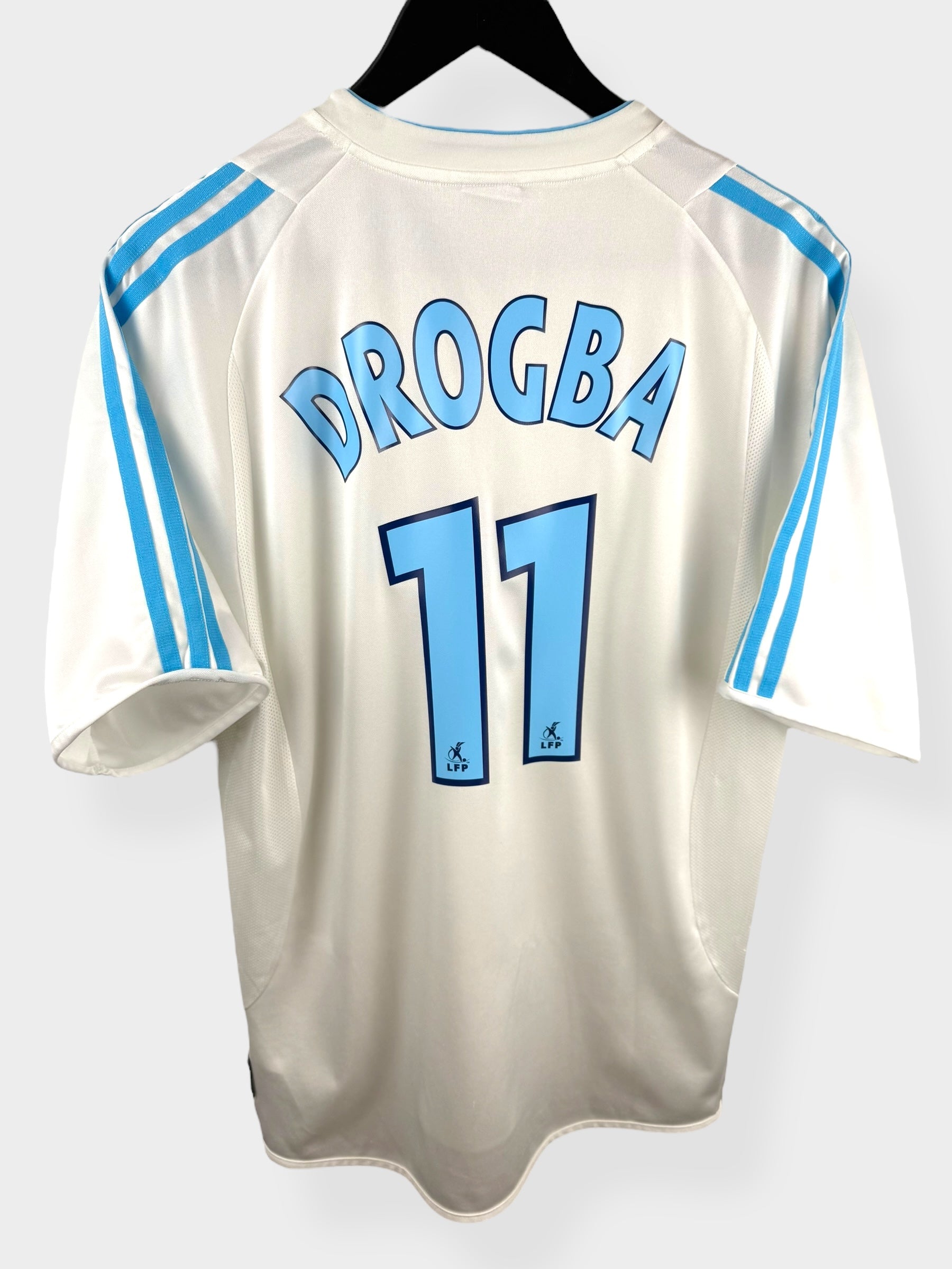 2003-04 OLYMPIQUE MARSEILLE HOME SHIRT DROGBA #11 M