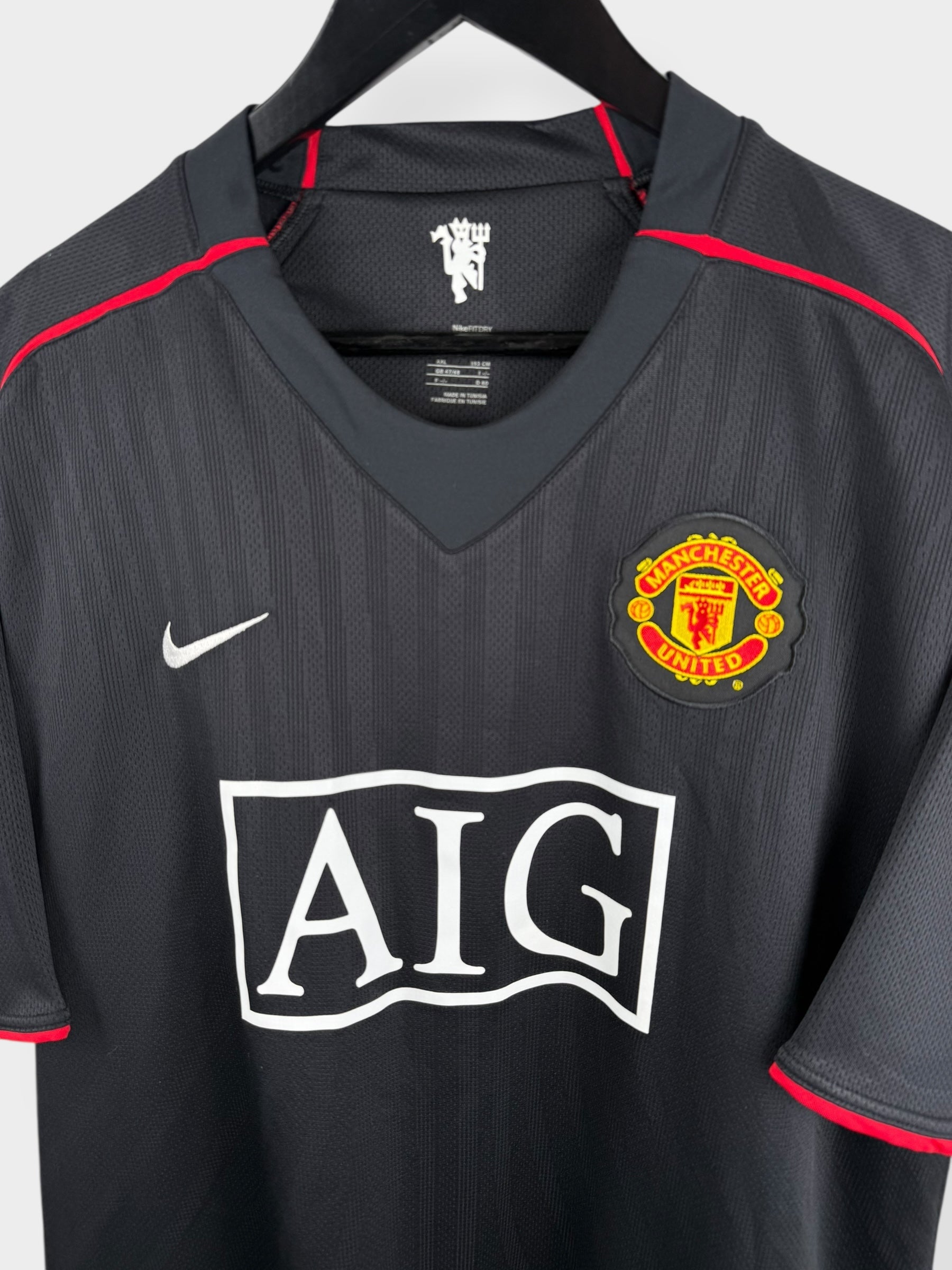 2007-08 MANCHESTER UNITED AWAY SHIRT RONALDO #7 XXL - Authentic Football Club