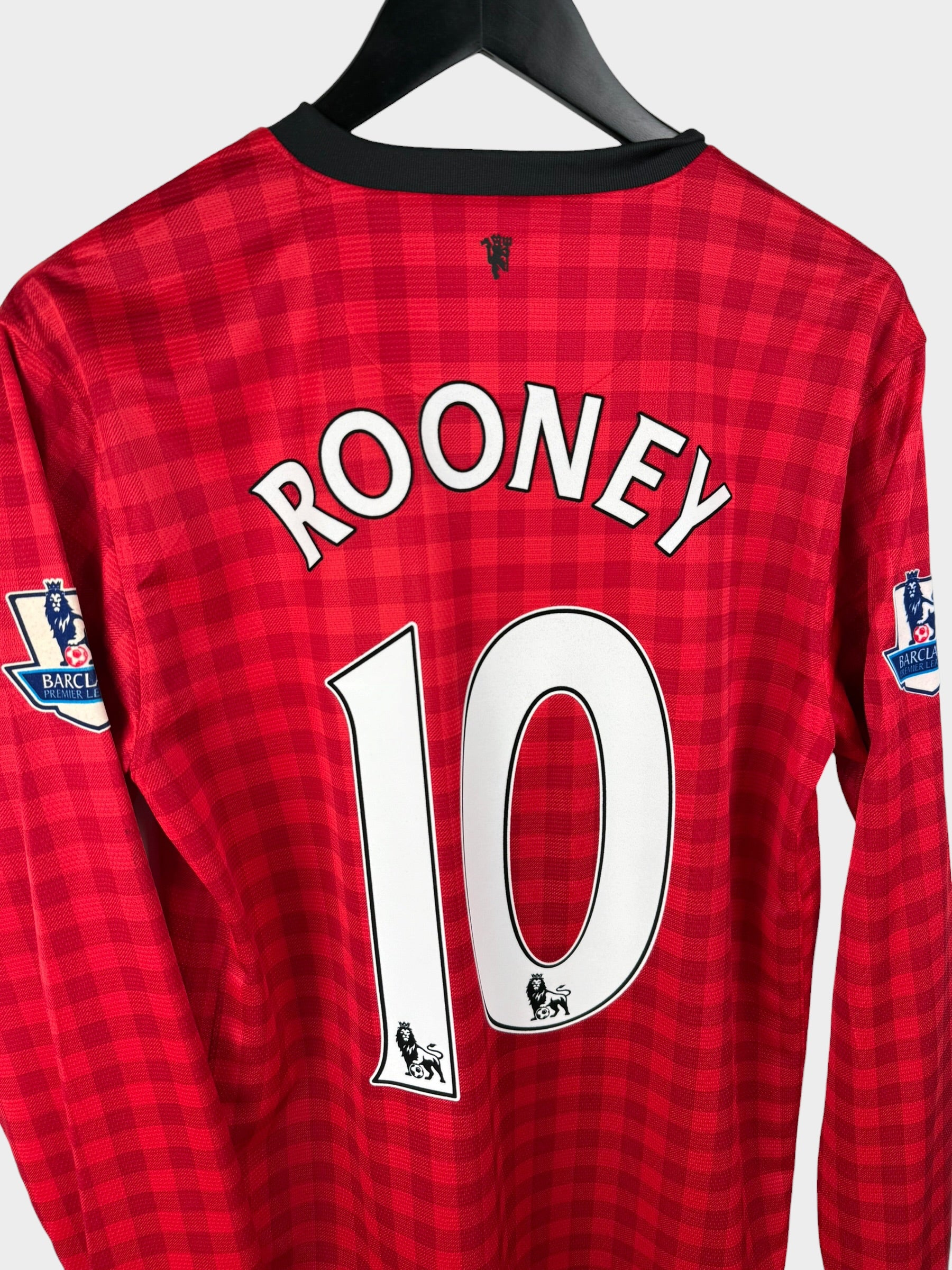 2012-13 MANCHESTER UNITED HOME SHIRT LS ROONEY #10 M