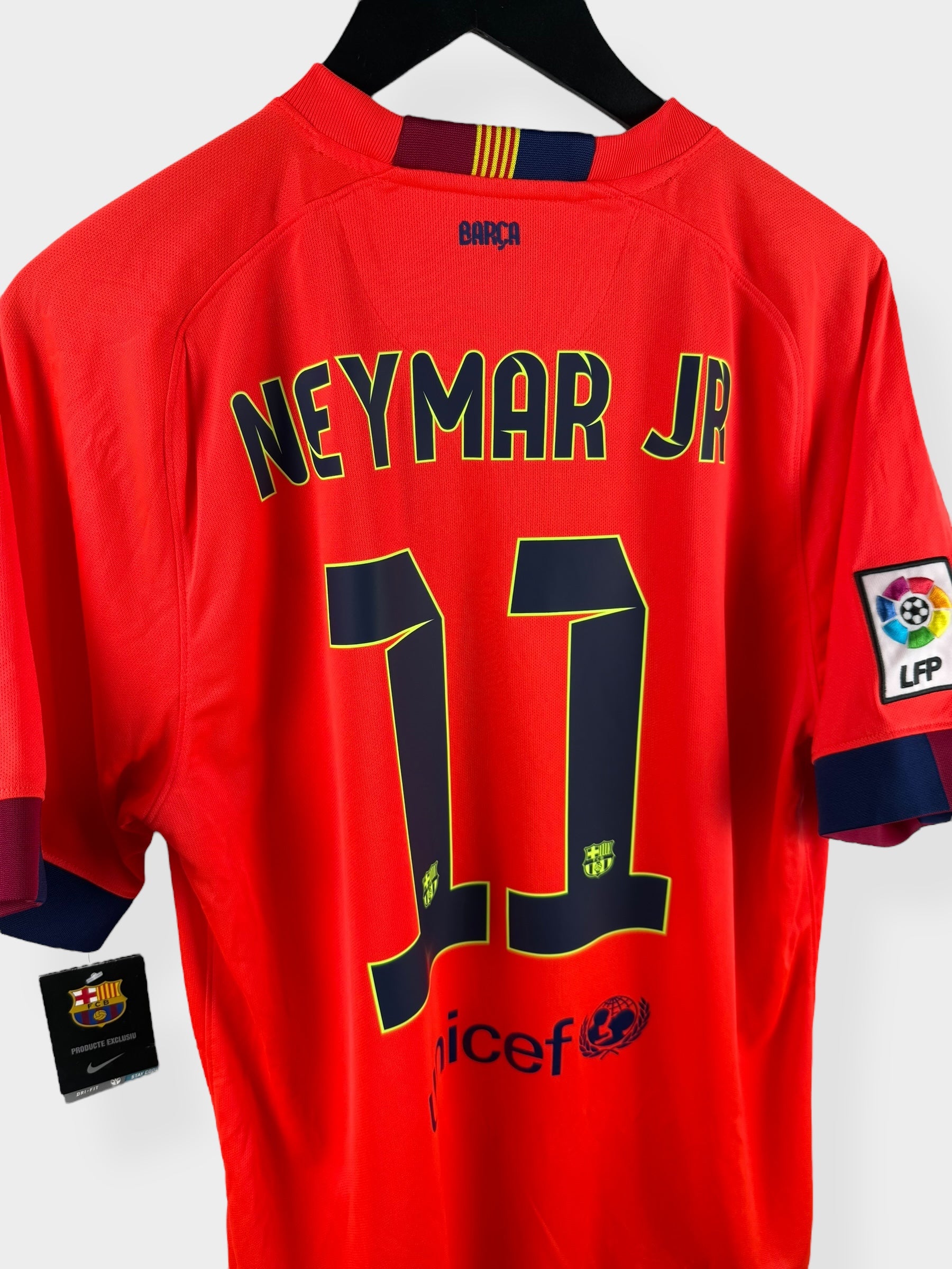 MAILLOT EXTÉRIEUR BARCELONE 2014-15 NEYMAR JR #11 L