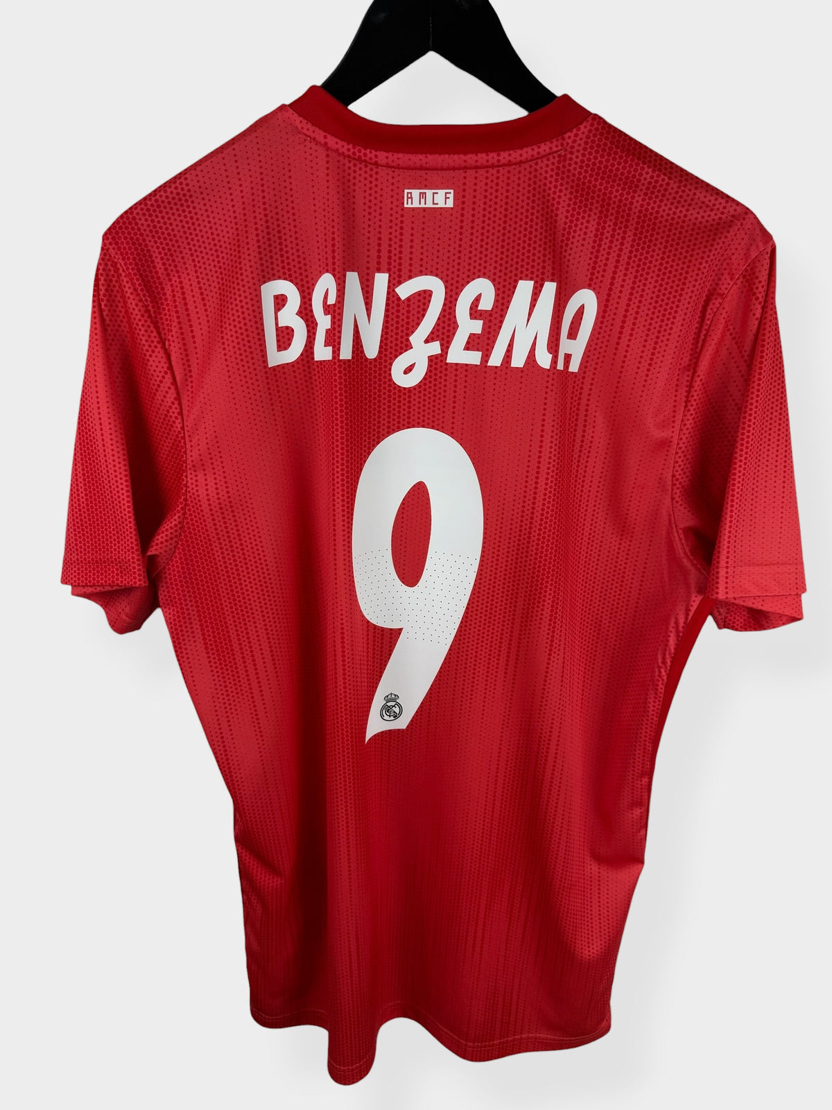 2018-19 REAL MADRID DERDE SHIRT BENZEMA #9 M