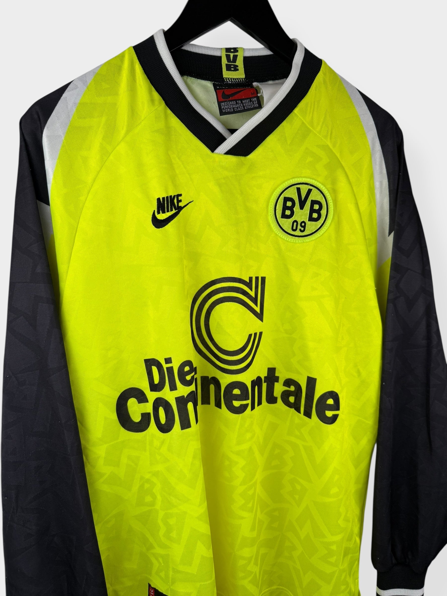 1995-96 BORUSSIA DORTMUND HOME SHIRT LS M