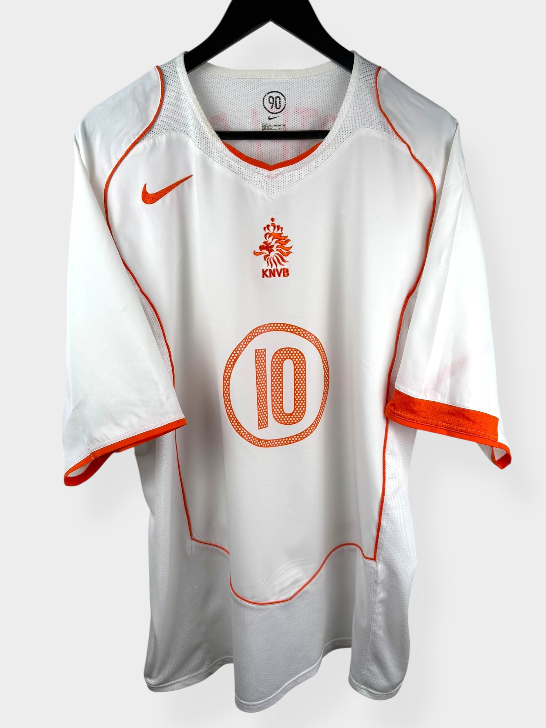 2004-06 NETHERLANDS AWAY SHIRT V. NISTELROOY #10 XXL