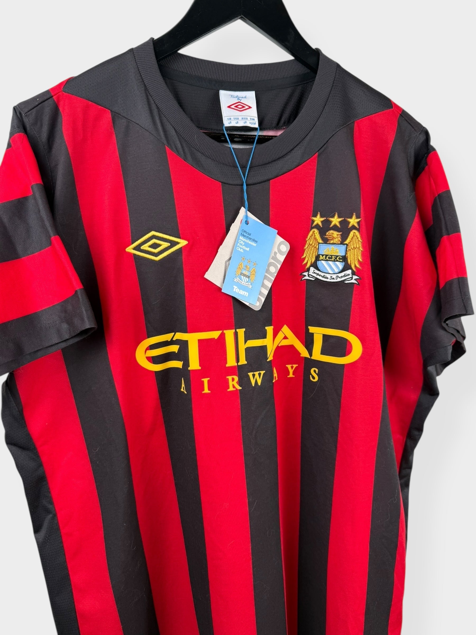 2011-12 MANCHESTER CITY AUSWÄRTSTRIKOT XL