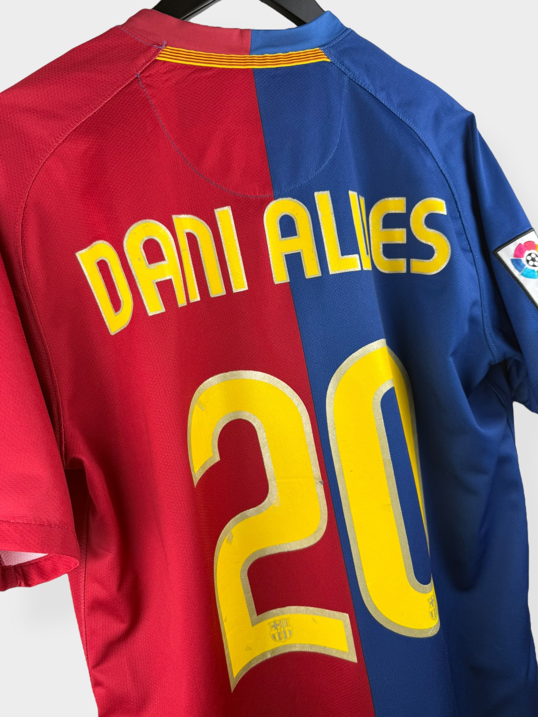 2008-09 BARCELONA HOME SHIRT DANI ALVES #20 M