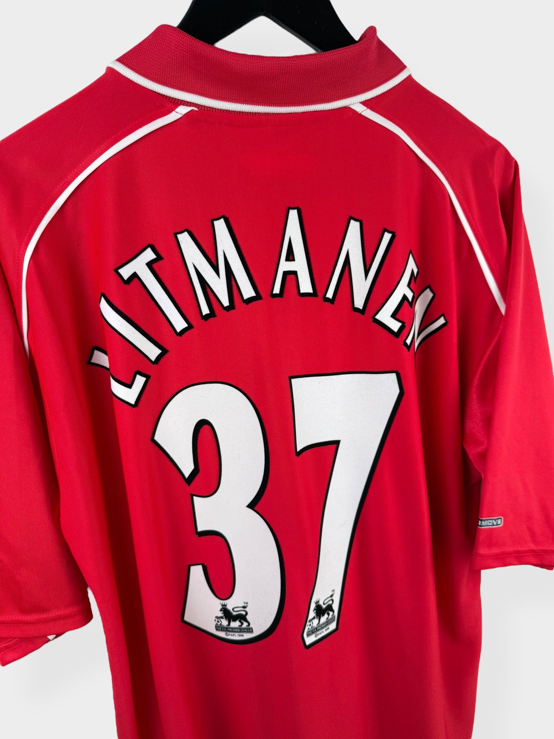 2000-02 LIVERPOOL HOME SHIRT LITMANEN #37 L