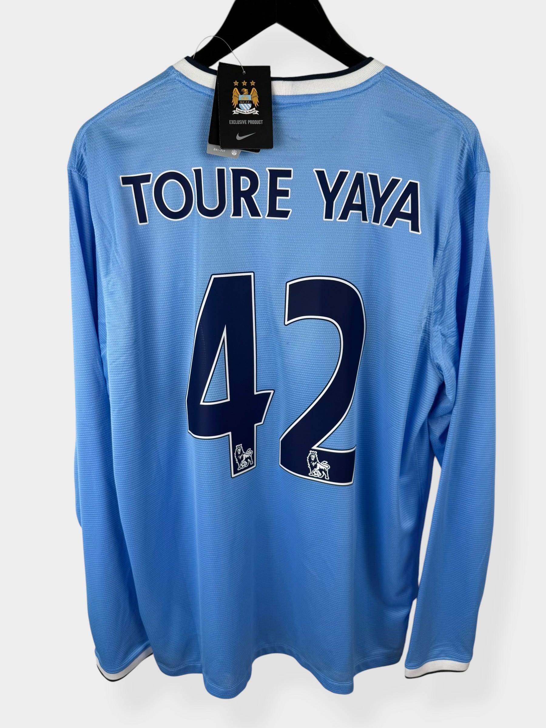 2013-14 MANCHESTER CITY HEIMTRIKOT LS TOURE YAYA #42 XL