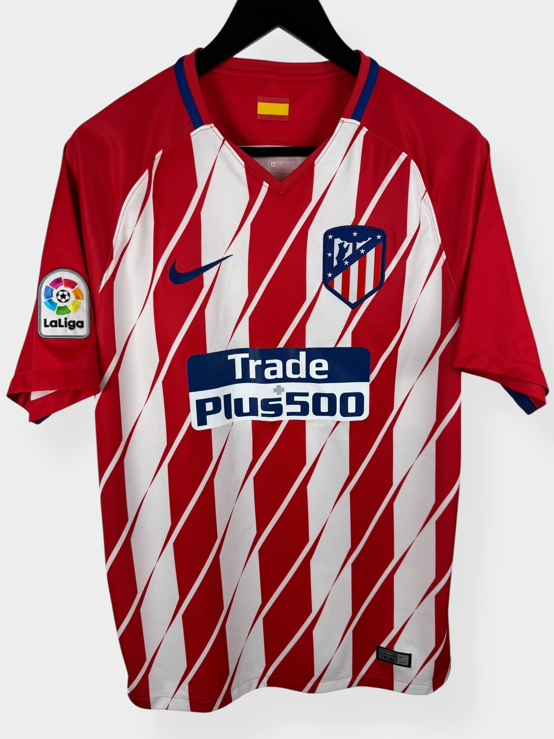 2017-18 ATLETICO MADRID HOME SHIRT TORRES #9 L