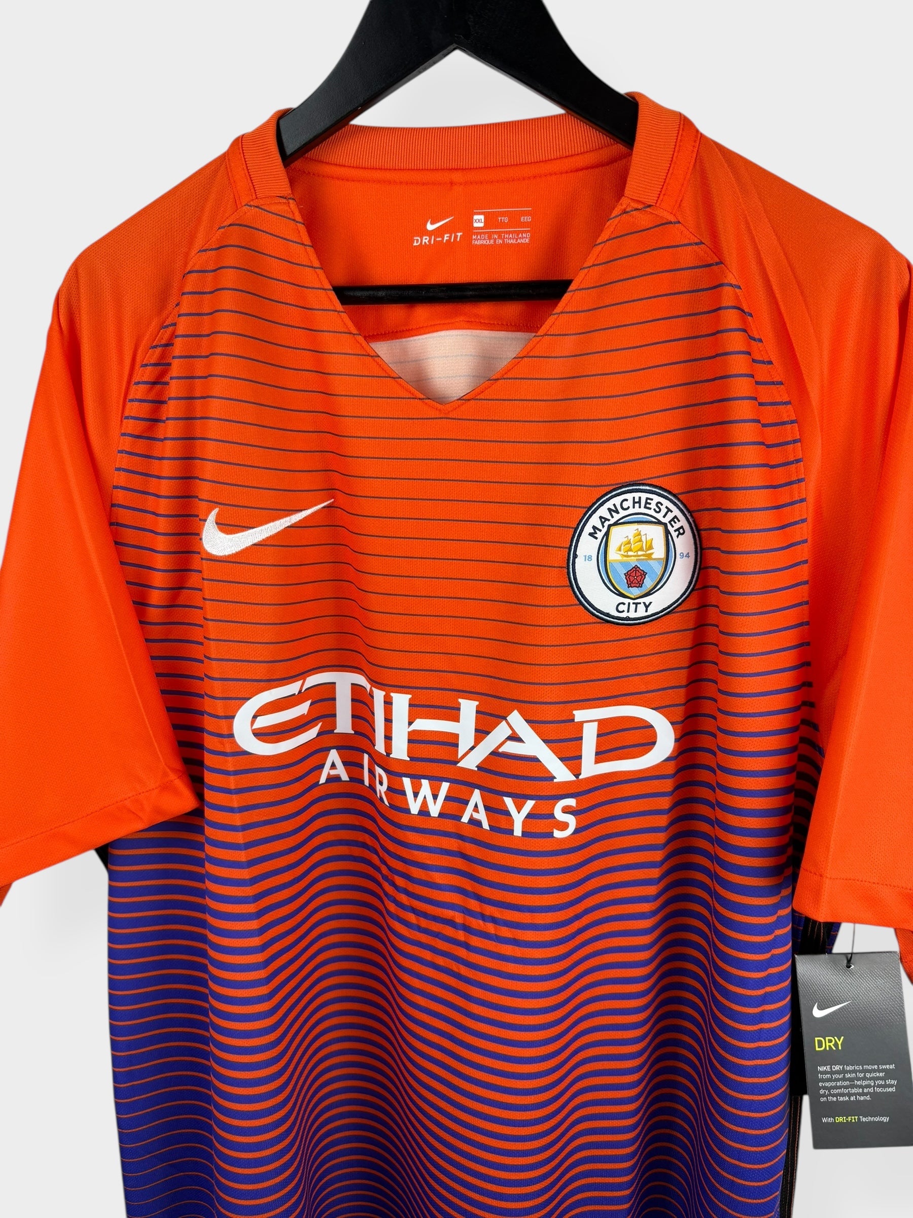 2016-17 MANCHESTER CITY DRITTES TRIKOT XXL