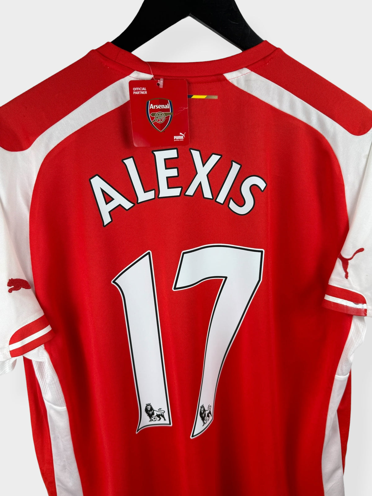2014-15 ARSENAL HOME SHIRT ALEXIS #17 XL