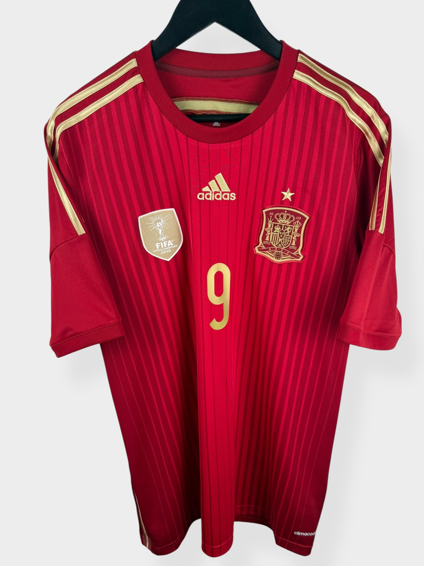 2014-15 SPAIN HOME SHIRT TORRES #9 L - Authentic Football Club