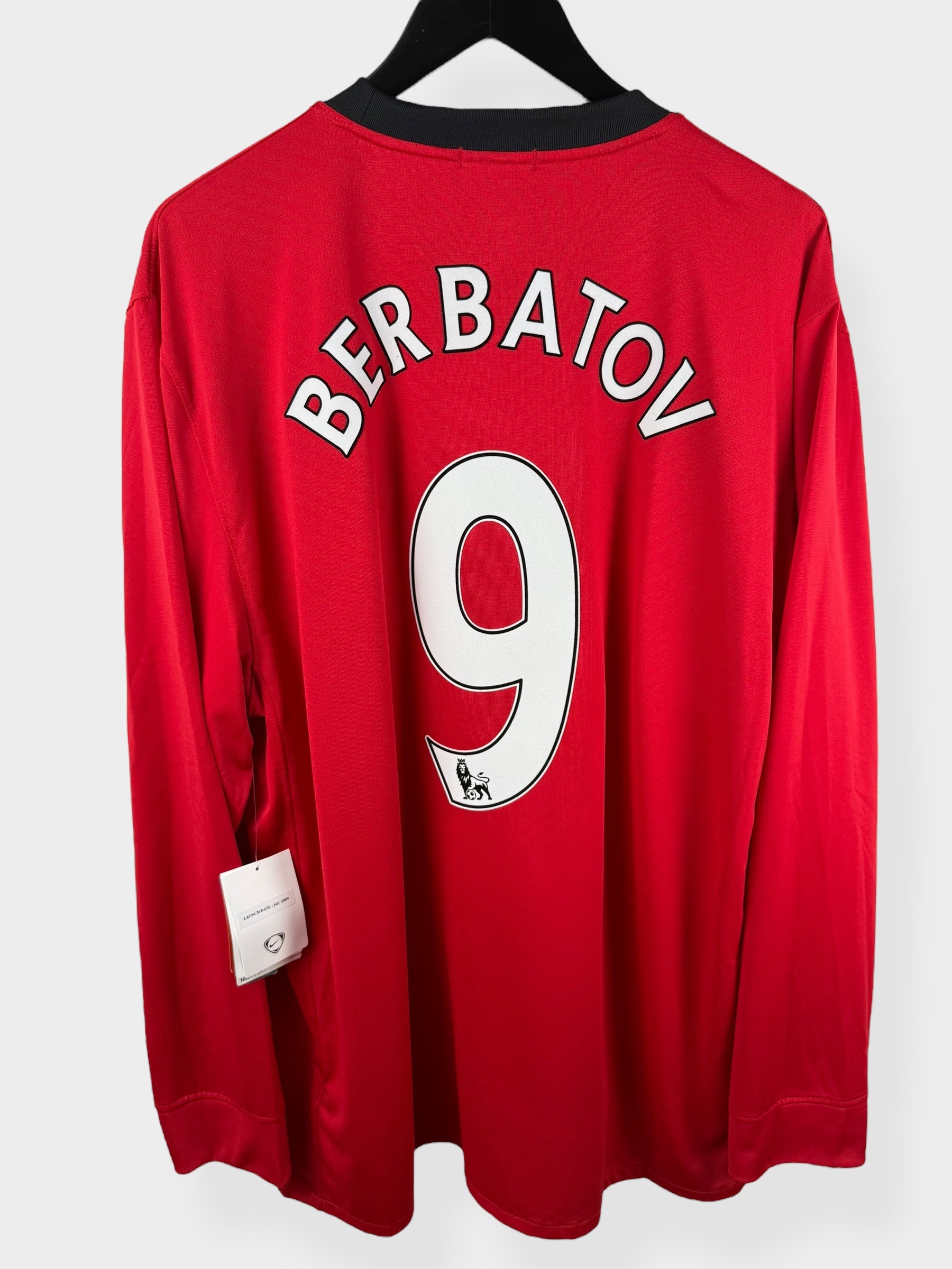 2009-10 MANCHESTER UNITED THUISSHIRT BERBATOV #9 XXL LS