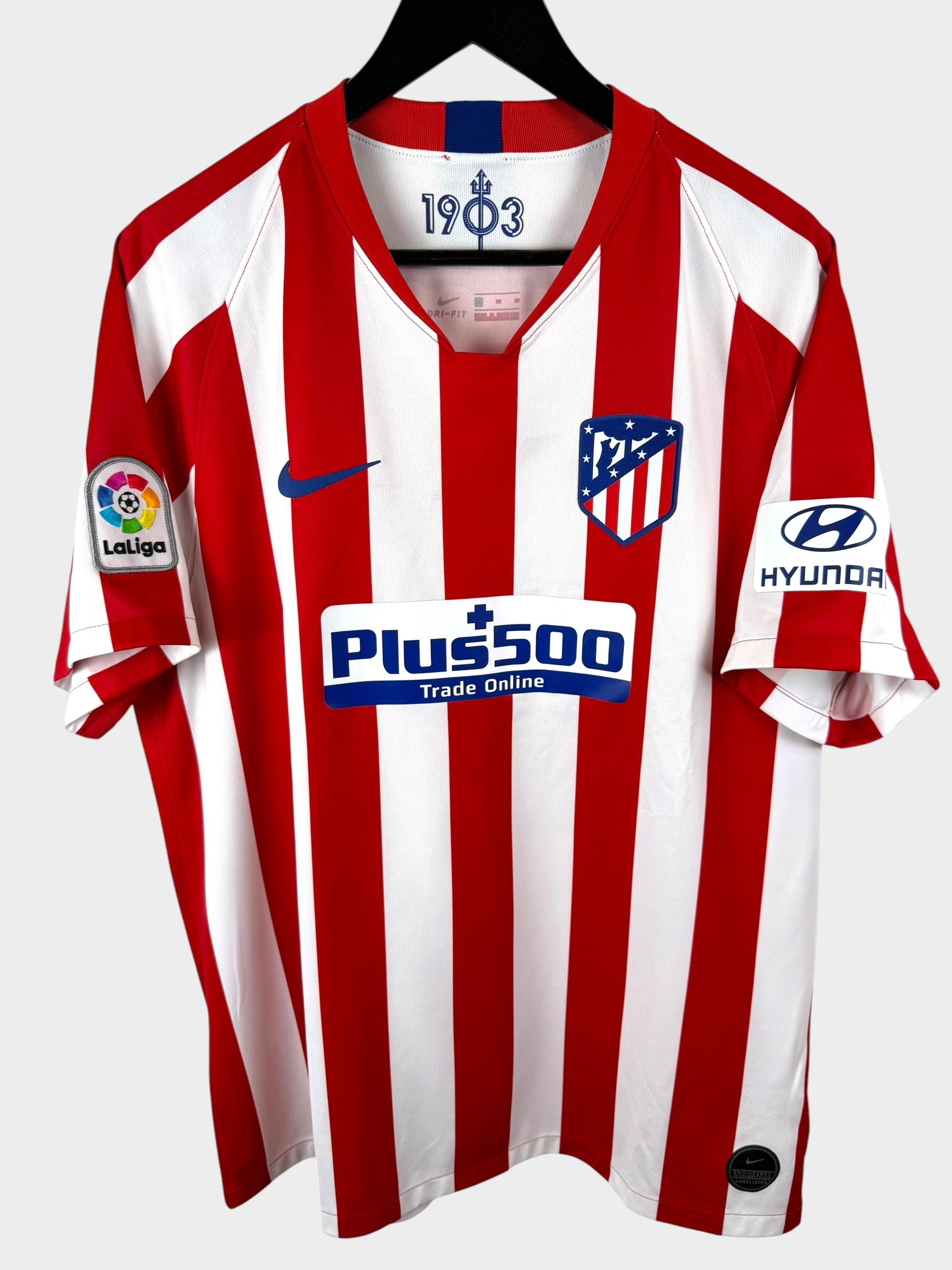 2019-20 ATLETICO MADRID HOME SHIRT JOAO FELIX #7 XL