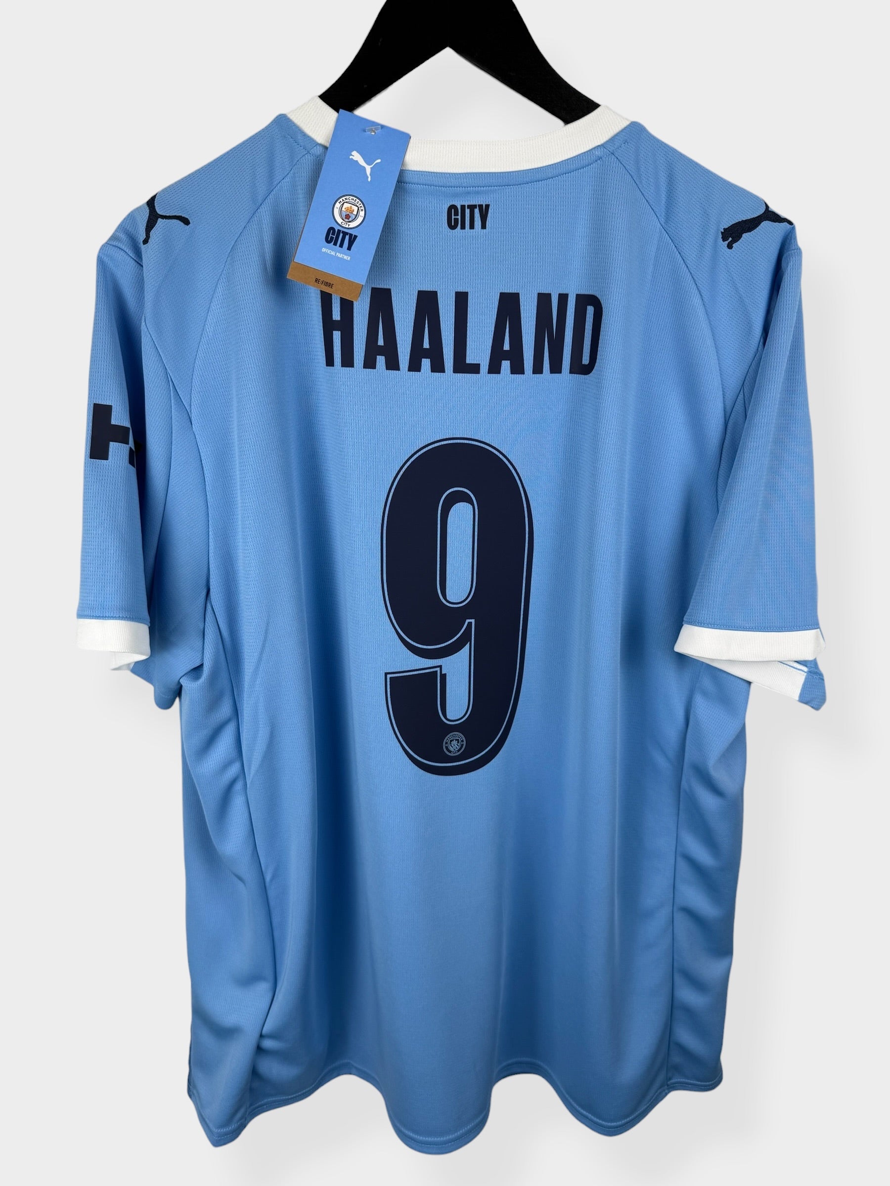 MAILLOT DOMICILE MANCHESTER CITY 2025-26 HAALAND #9 XL