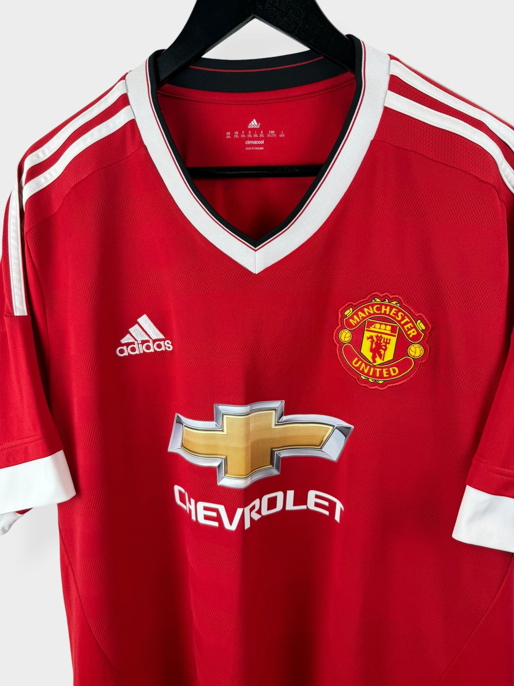 MAILLOT DOMICILE MANCHESTER UNITED 2015-16 CARRICK #16 XXL