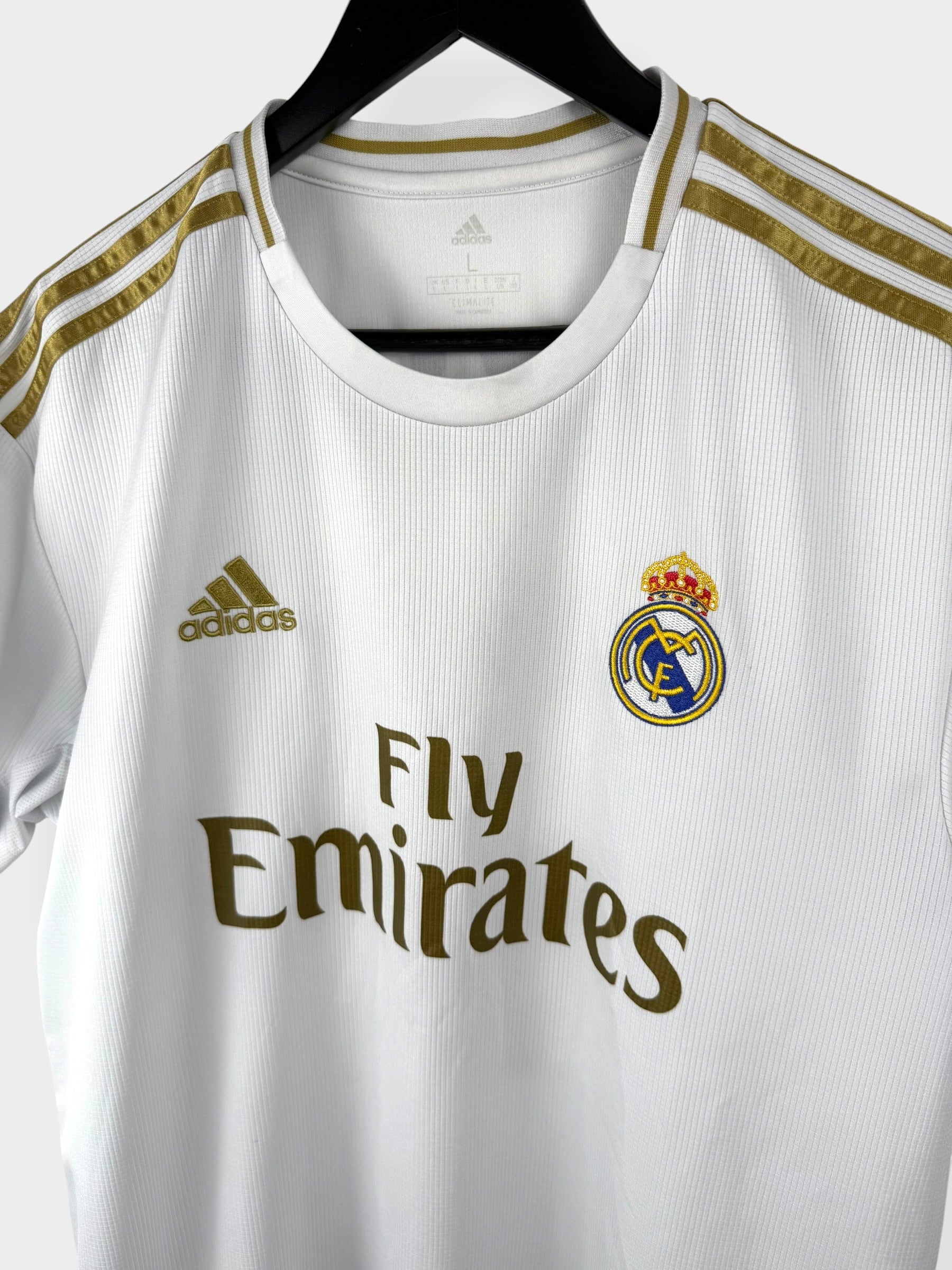 2019-20 REAL MADRID HOME SHIRT HAZARD #7 L