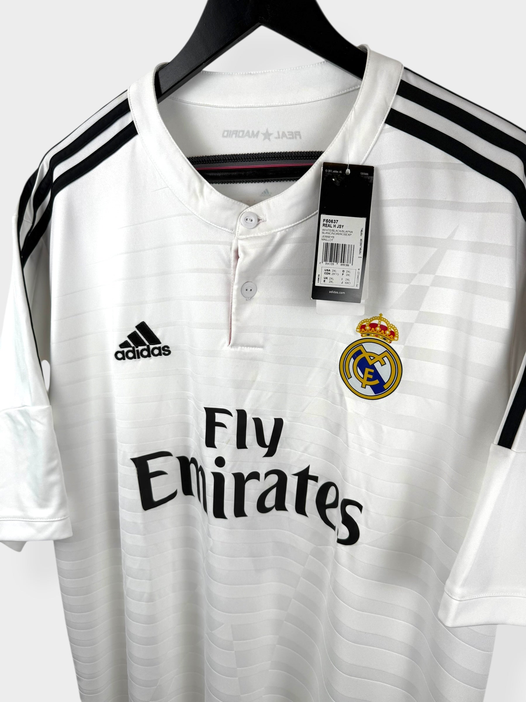 2014-15 REAL MADRID HOME SHIRT RONALDO #7 XXL - Authentic Football Club
