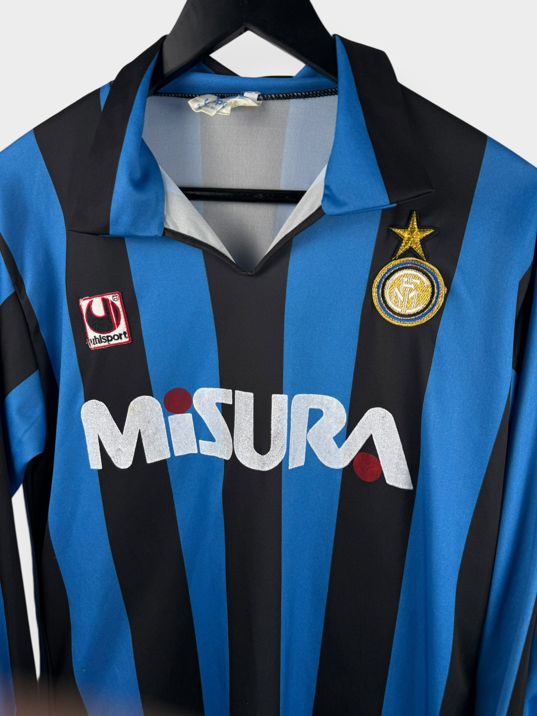 1989-90 INTER MILAN HOME SHIRT LS M - Authentic Football Club
