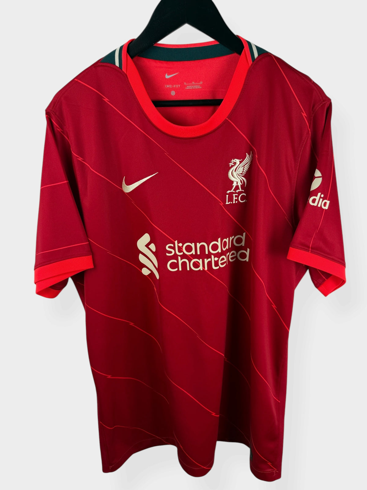 2021-22 LIVERPOOL HOME SHIRT VIRGIL #4 XL - Authentic Football Club