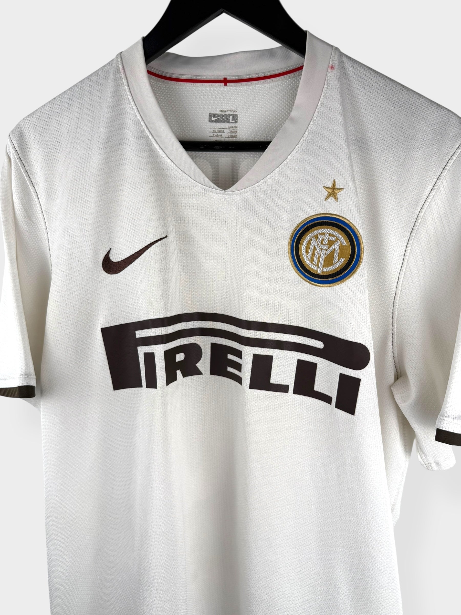 2008-09 INTER MILAN AWAY SHIRT ADRIANO #10 L