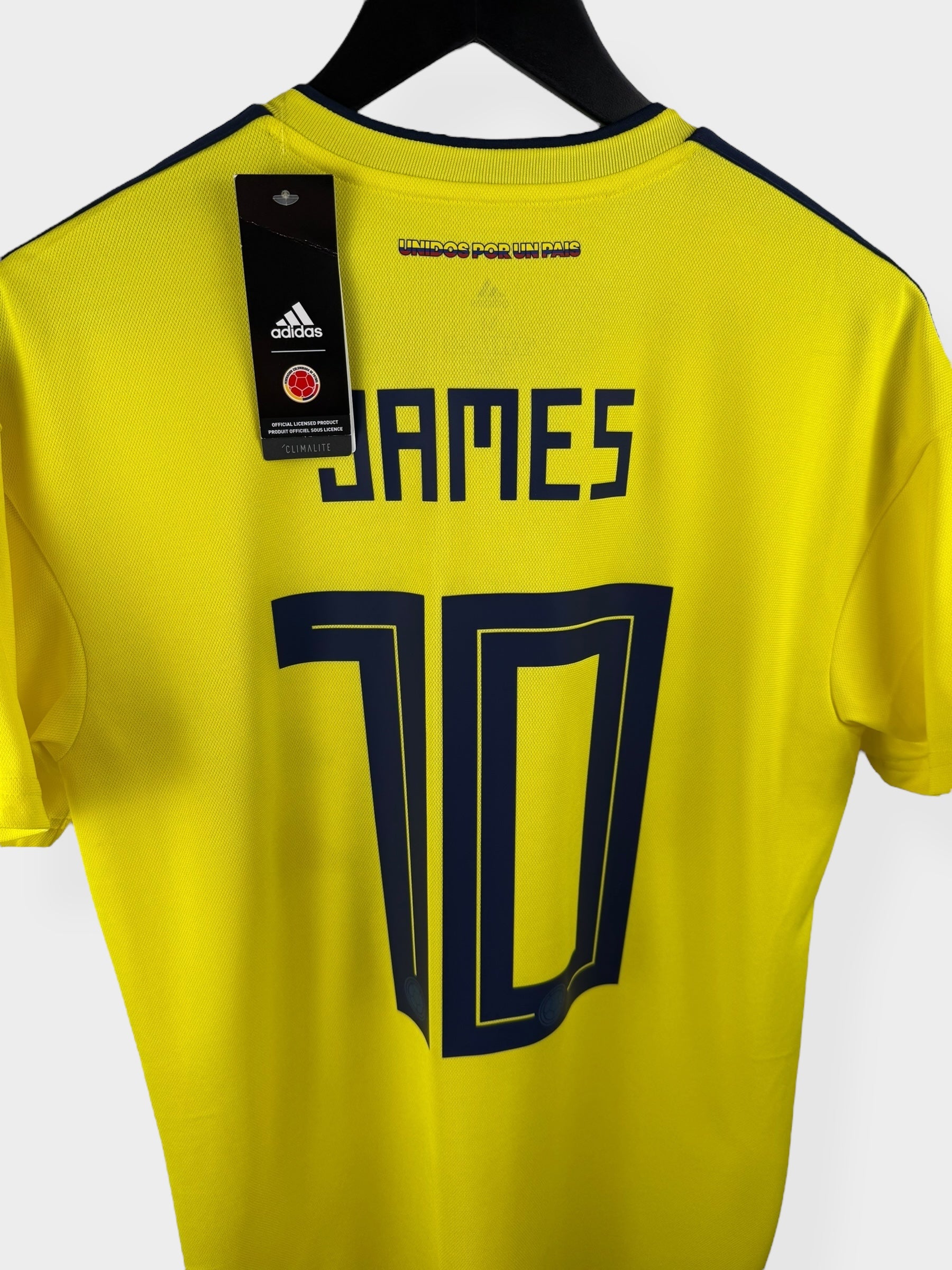 2018-19 COLOMBIA HOME SHIRT JAMES #10 M - Authentic Football Club