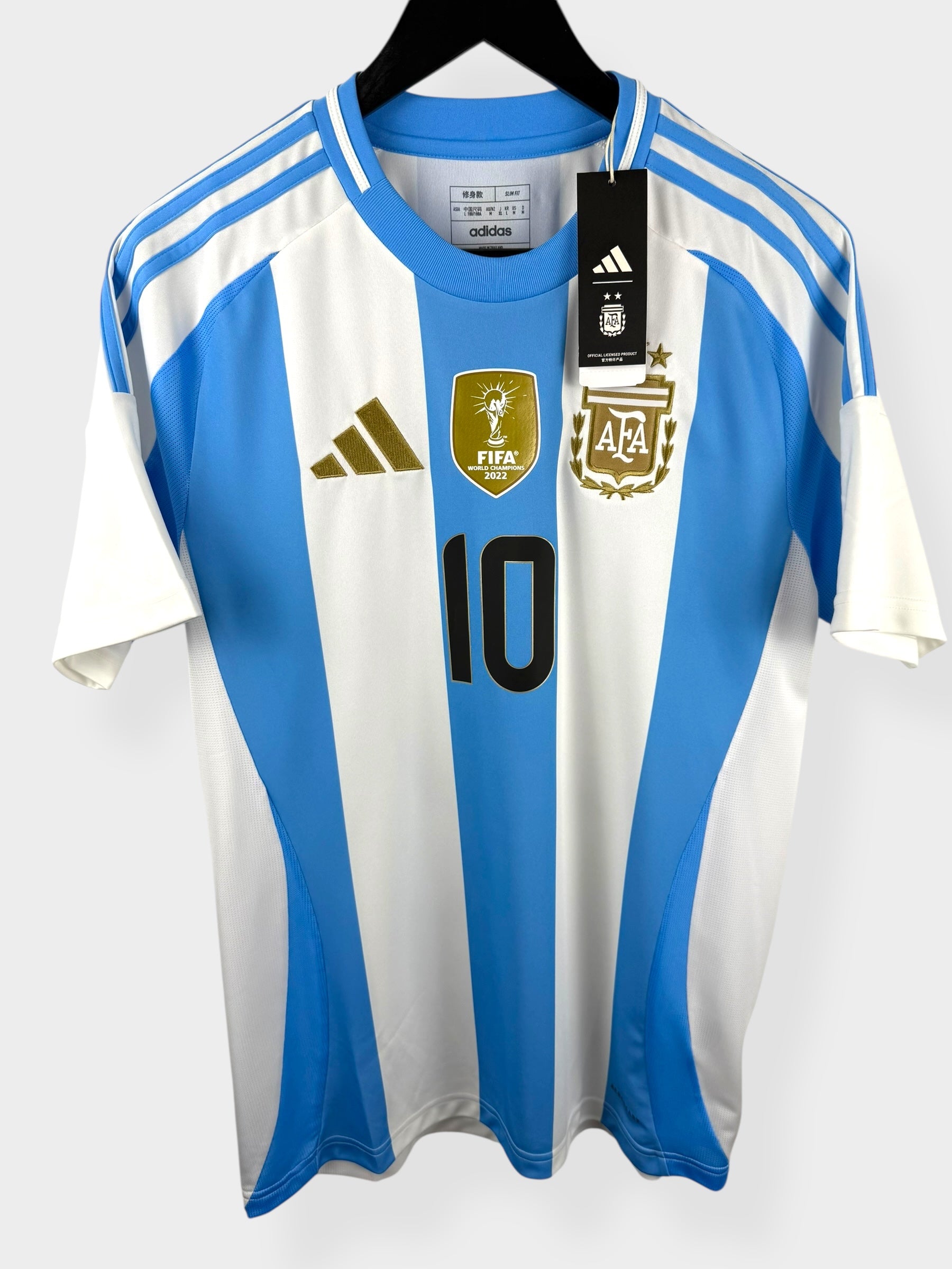 2023-24 ARGENTINA HOME SHIRT MESSI #10 M - Authentic Football Club