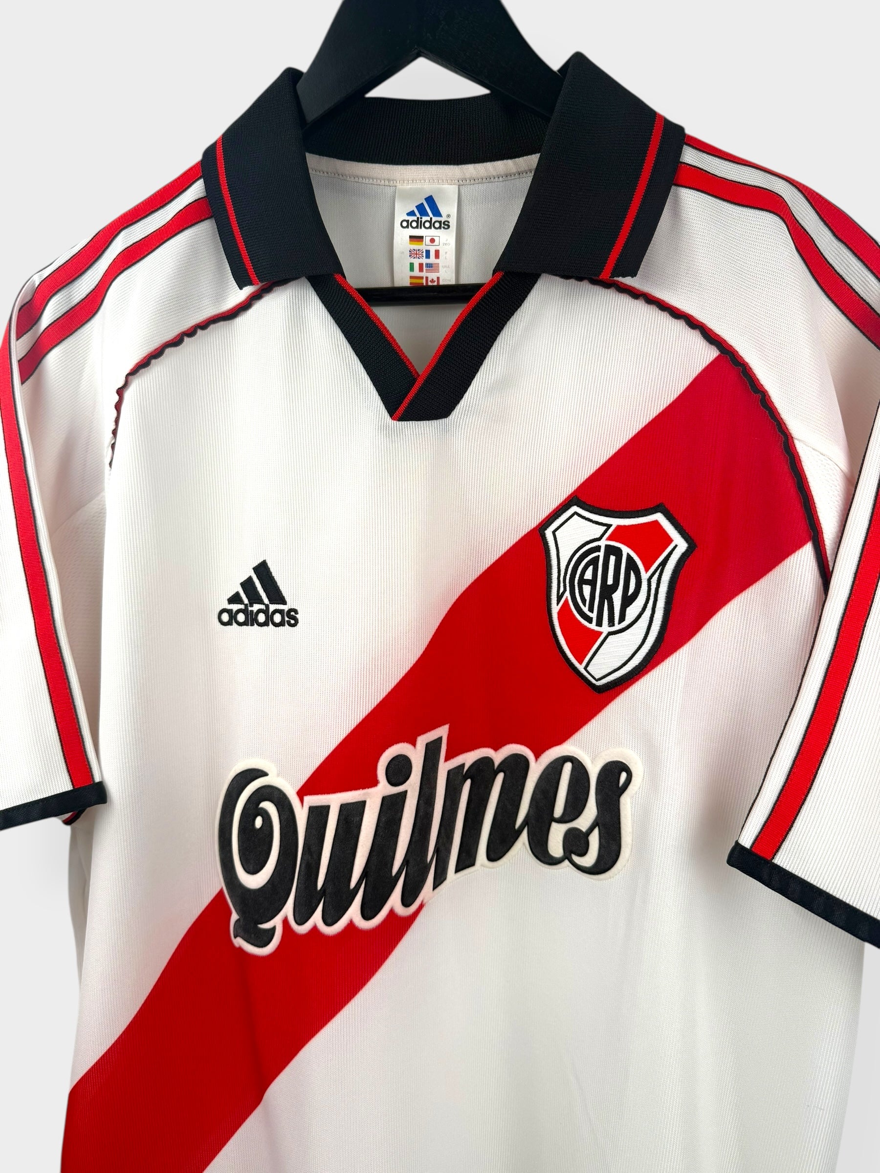 2000-02 RIVER PLATE HOME SHIRT L