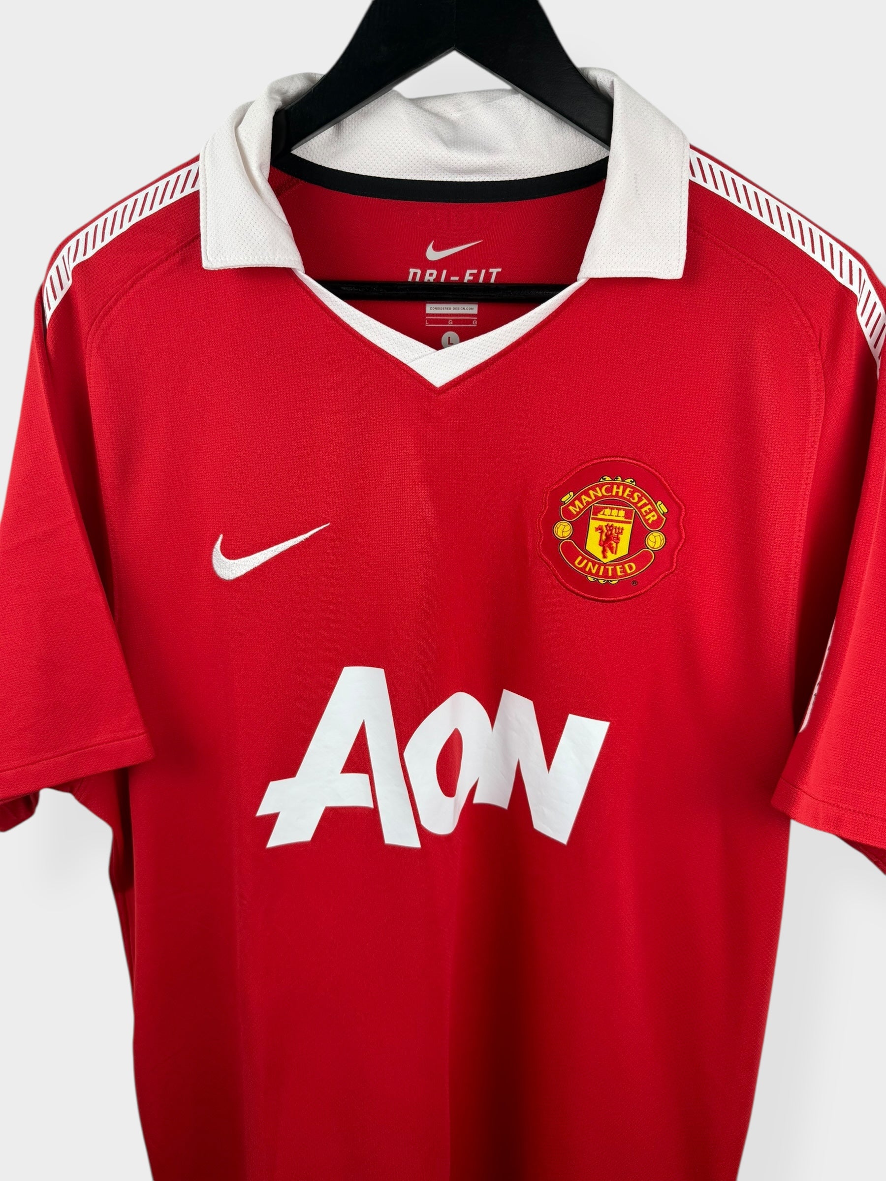 2010-11 MANCHESTER UNITED THUISSHIRT SCHOLES #18 L